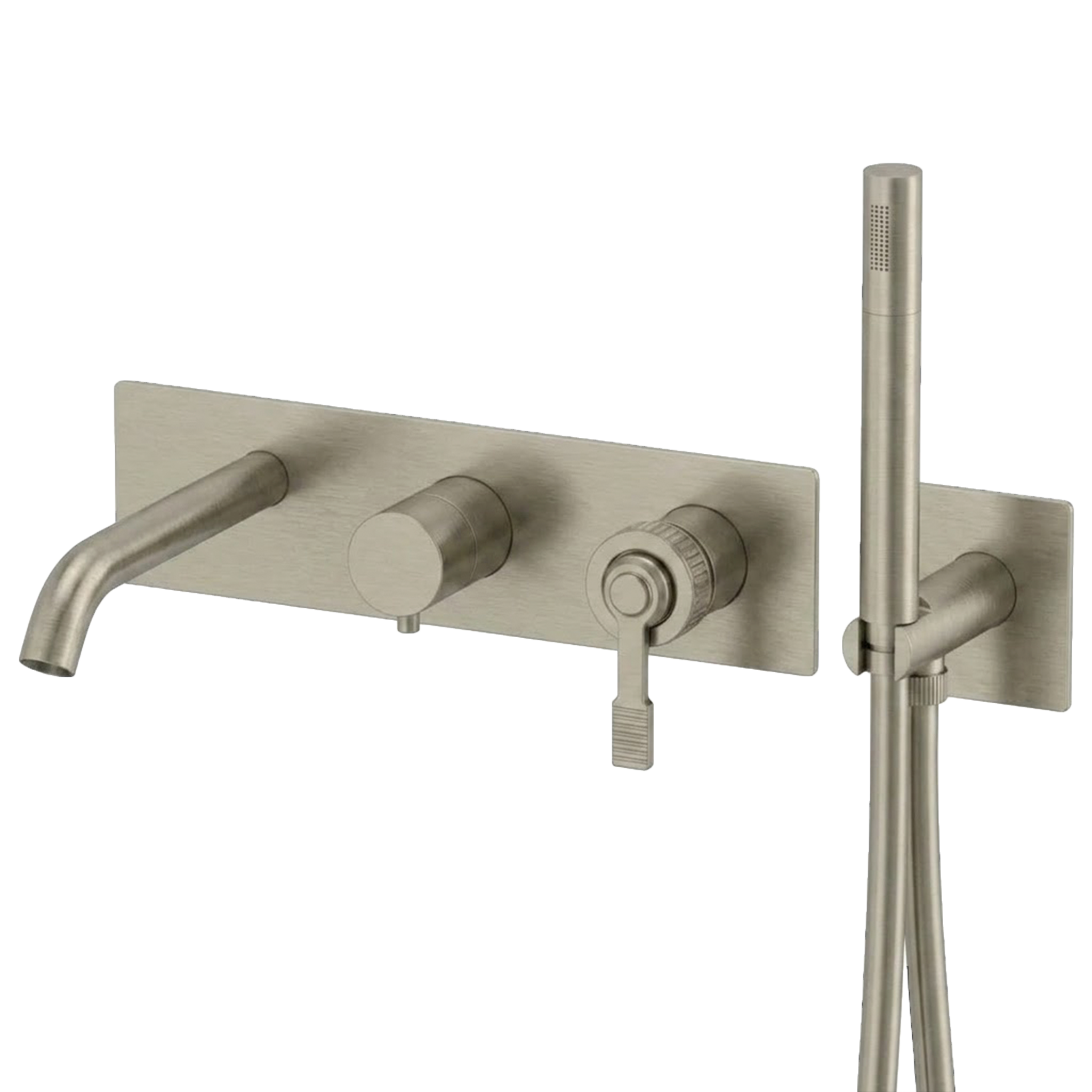 Смеситель для ванны Remer Atelier AL53D2WBXV, сталь