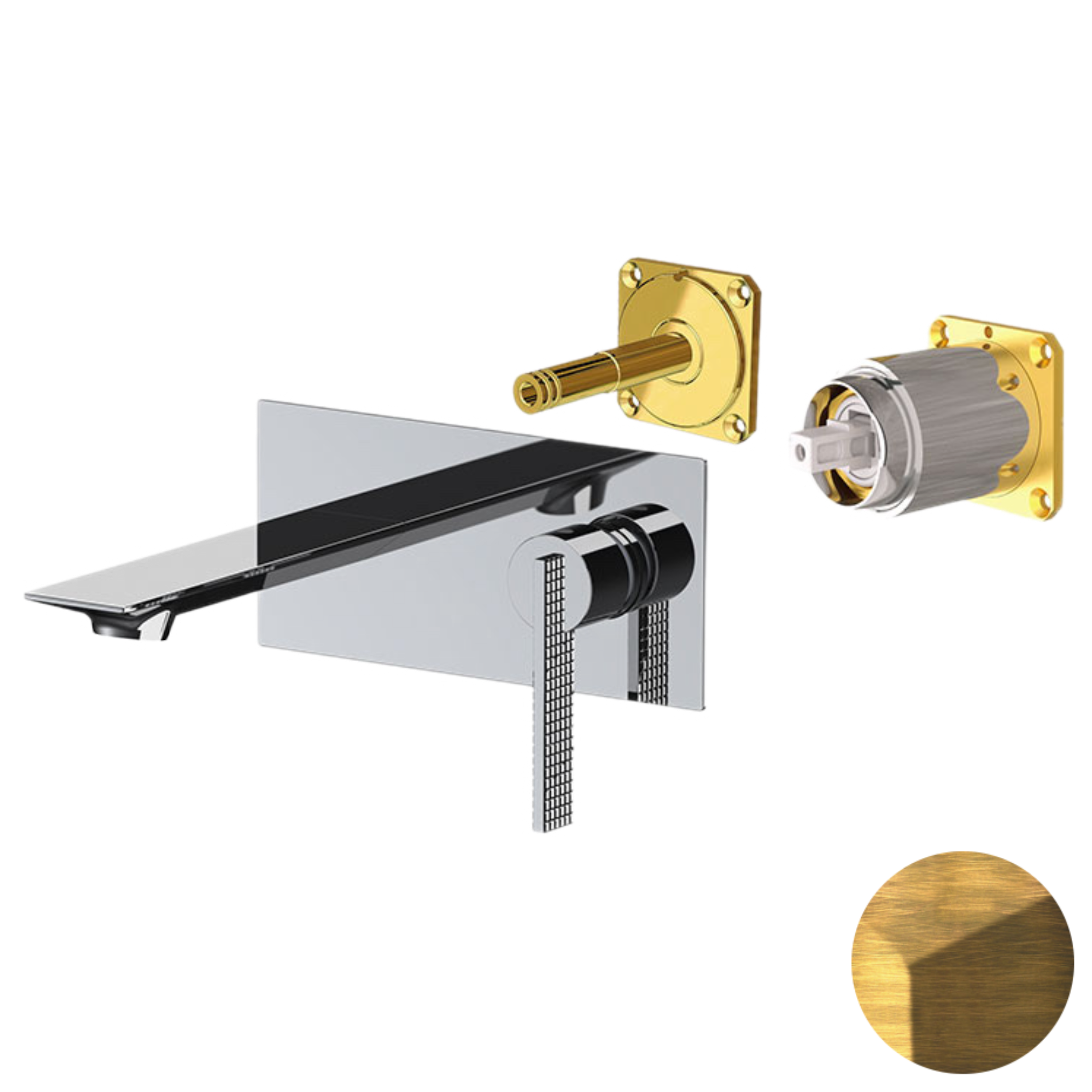 Смеситель для раковины Daniel Club ANC632LKB63, латунь состаренная