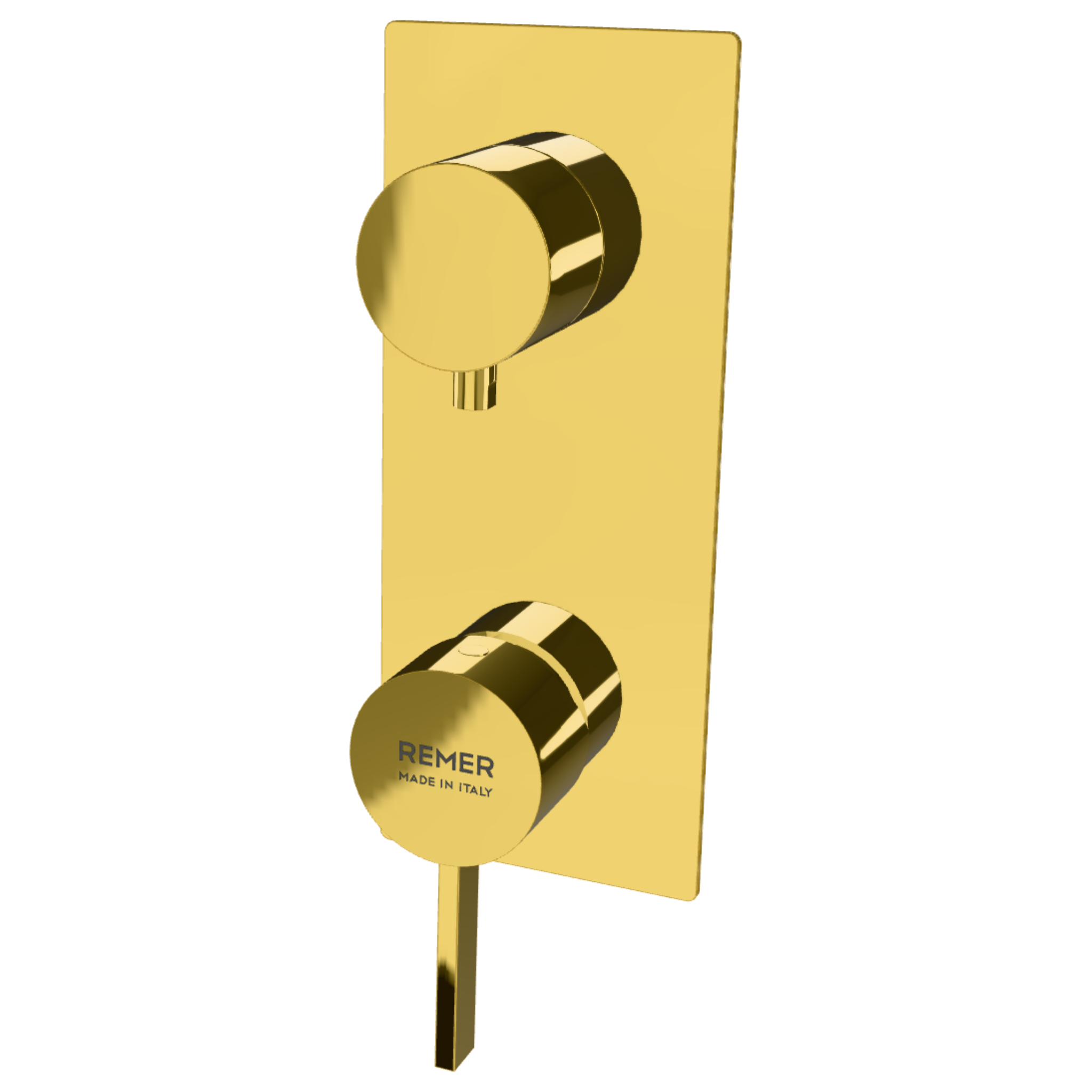 Смеситель для душа Remer Metrica MC92WBDO, золото глянцевое