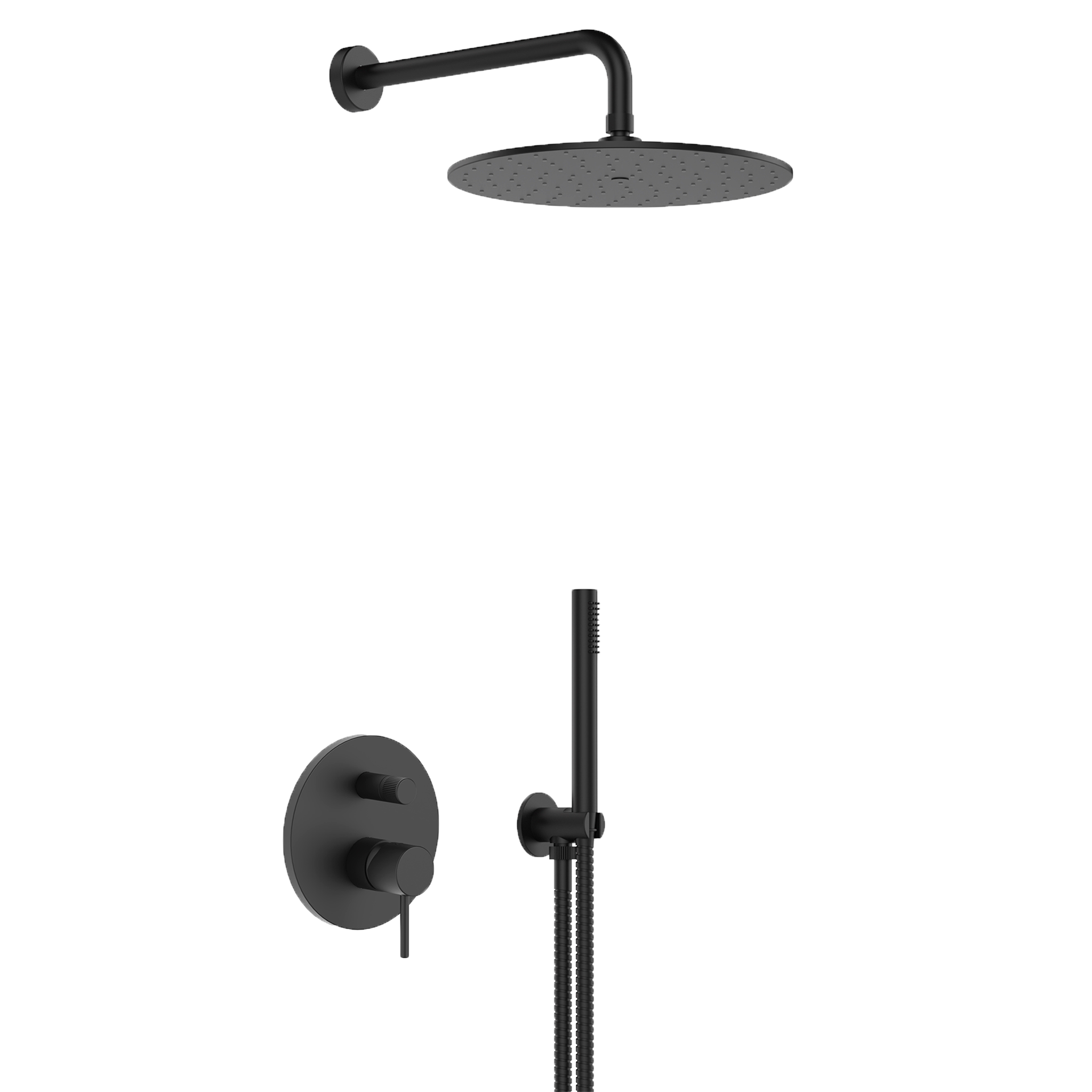 Душевая система Mariani Next B1416BNSTB30, черный матовый