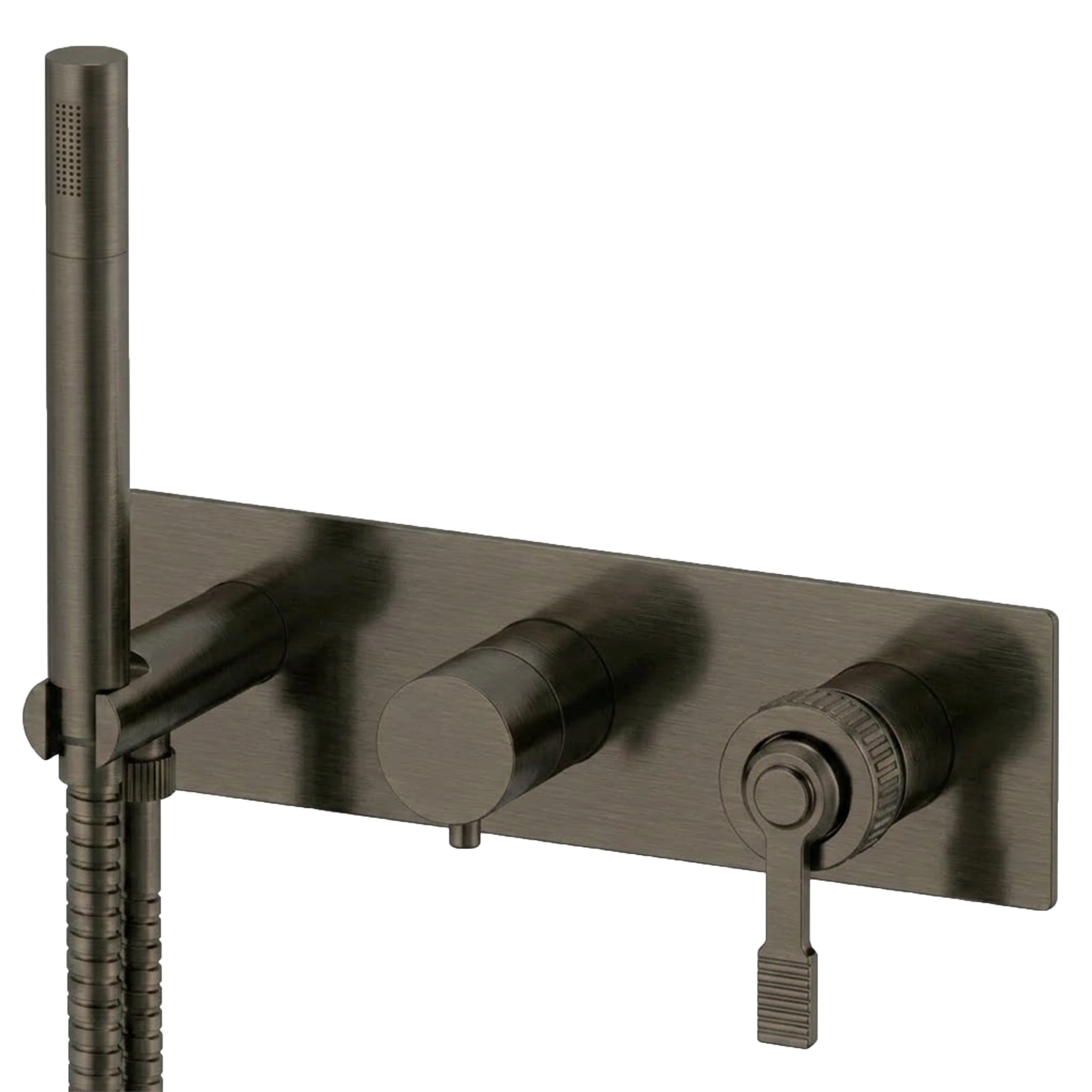 Смеситель для душа Remer Atelier AL97D3WBCFP, черный брашированный хром