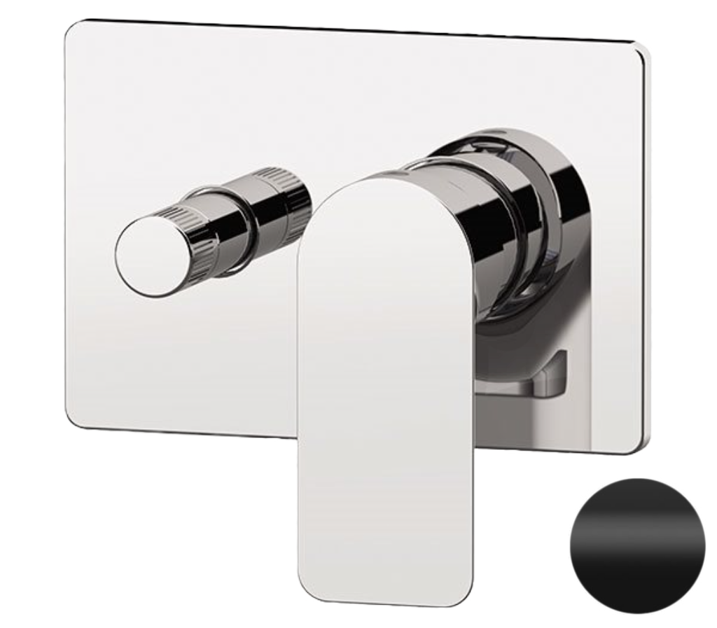 Смеситель для душа Remer Infinity I09HRGNO, черный матовый