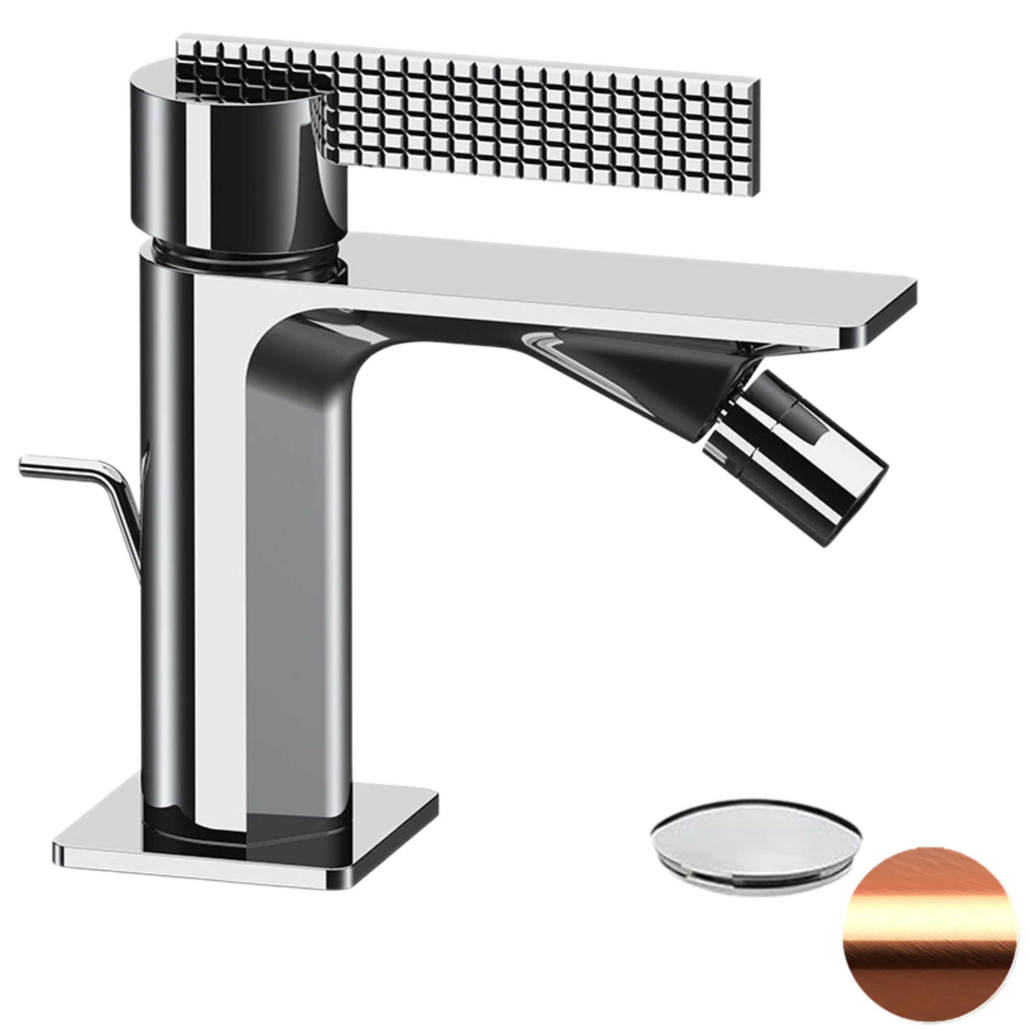 Смеситель для биде Daniel Club ANC604RP, медь брашированная