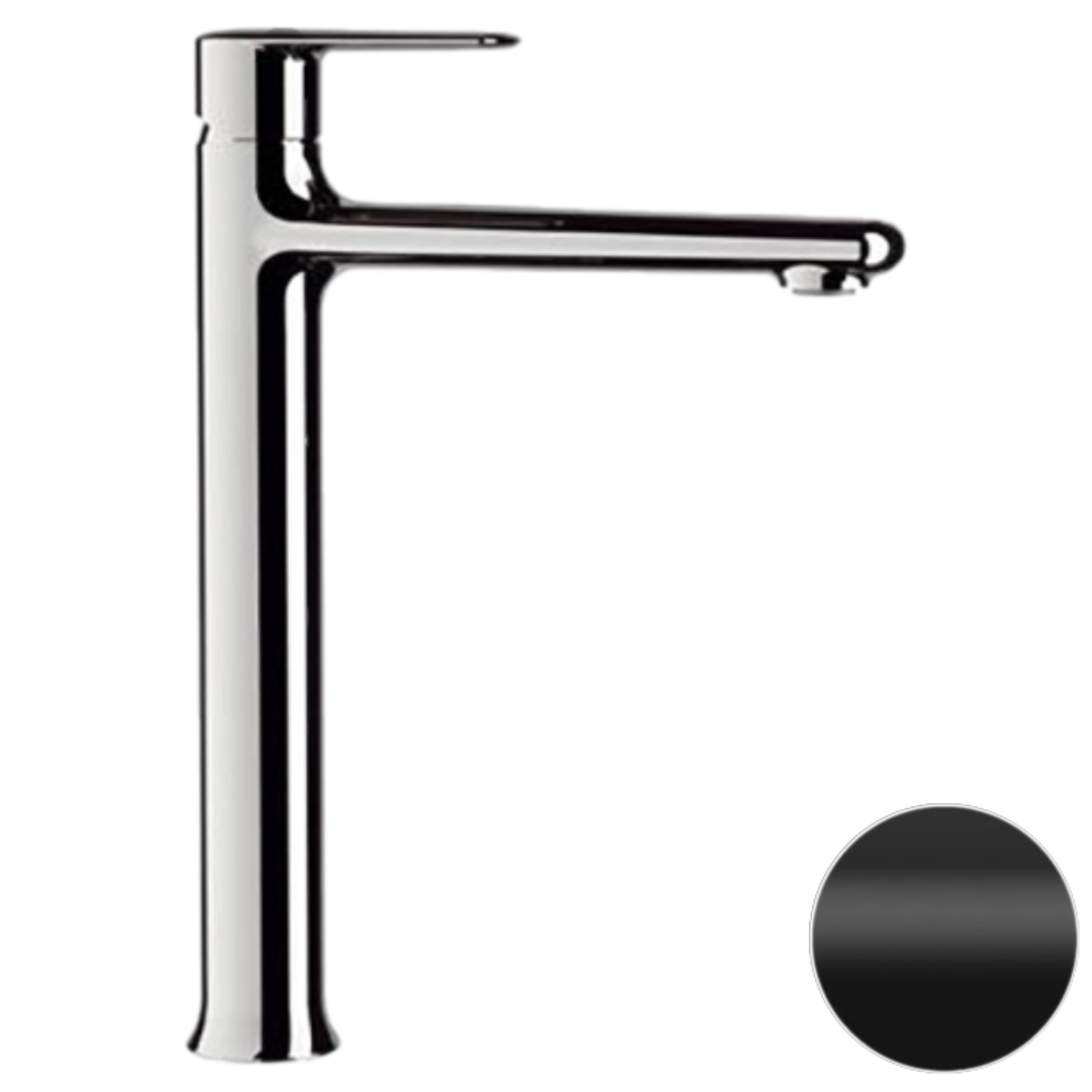 Смеситель для раковины Remer Vanity V11LNO, черный матовый