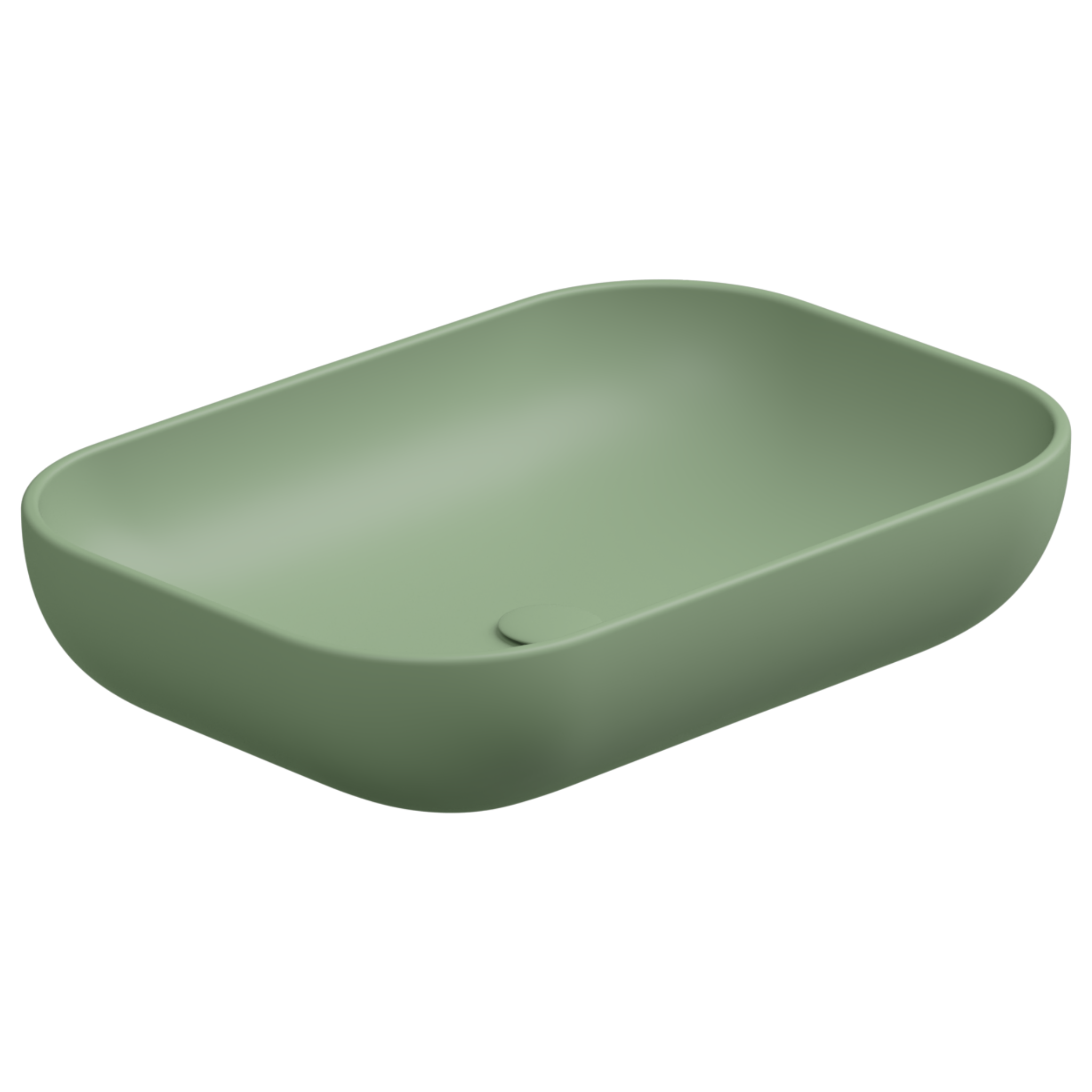 Раковина накладная 60x42 см GSG Ceramic Design Easy EALAVRE60031, Salvia Matt