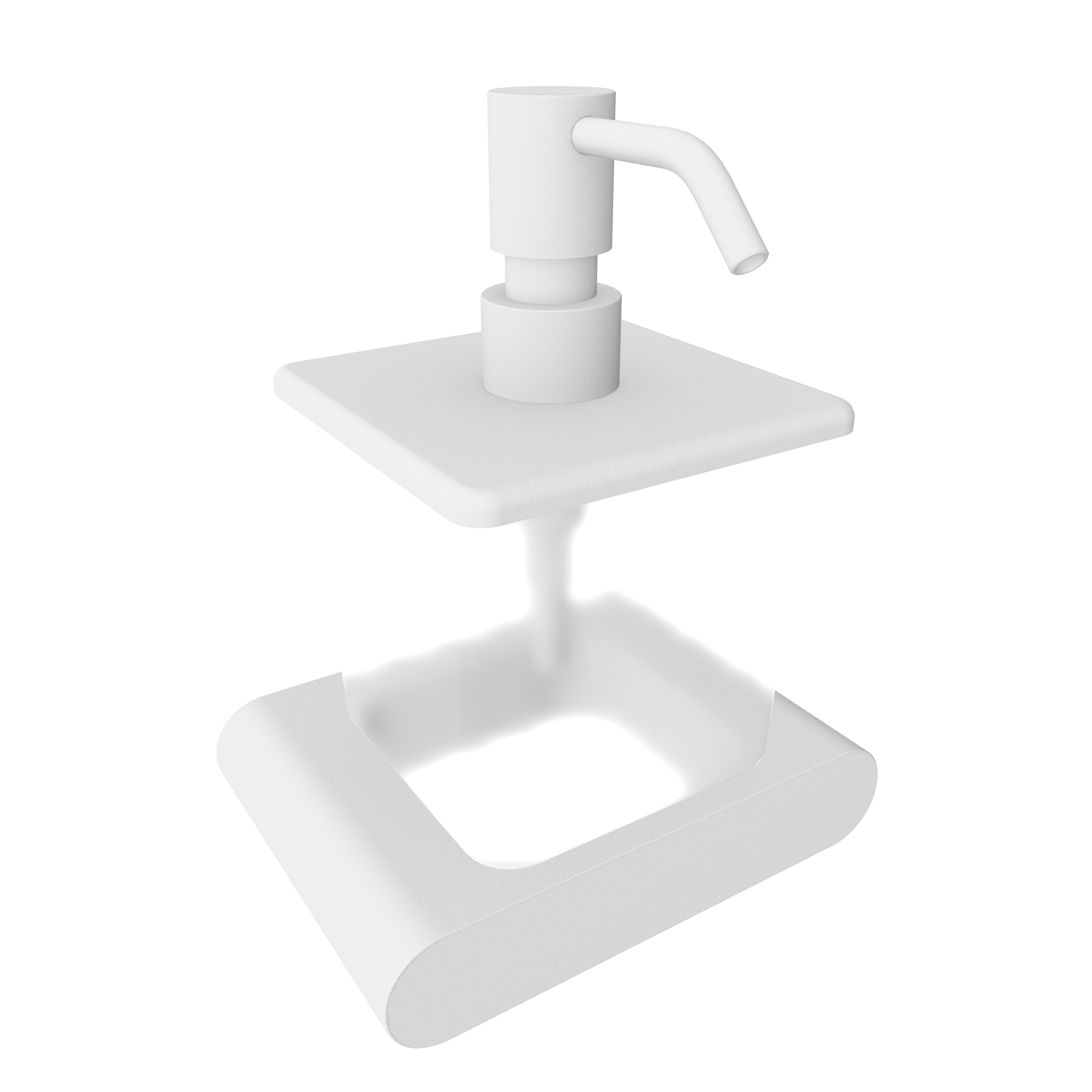 Дозатор Remer Lounge LN13BO, белый матовый