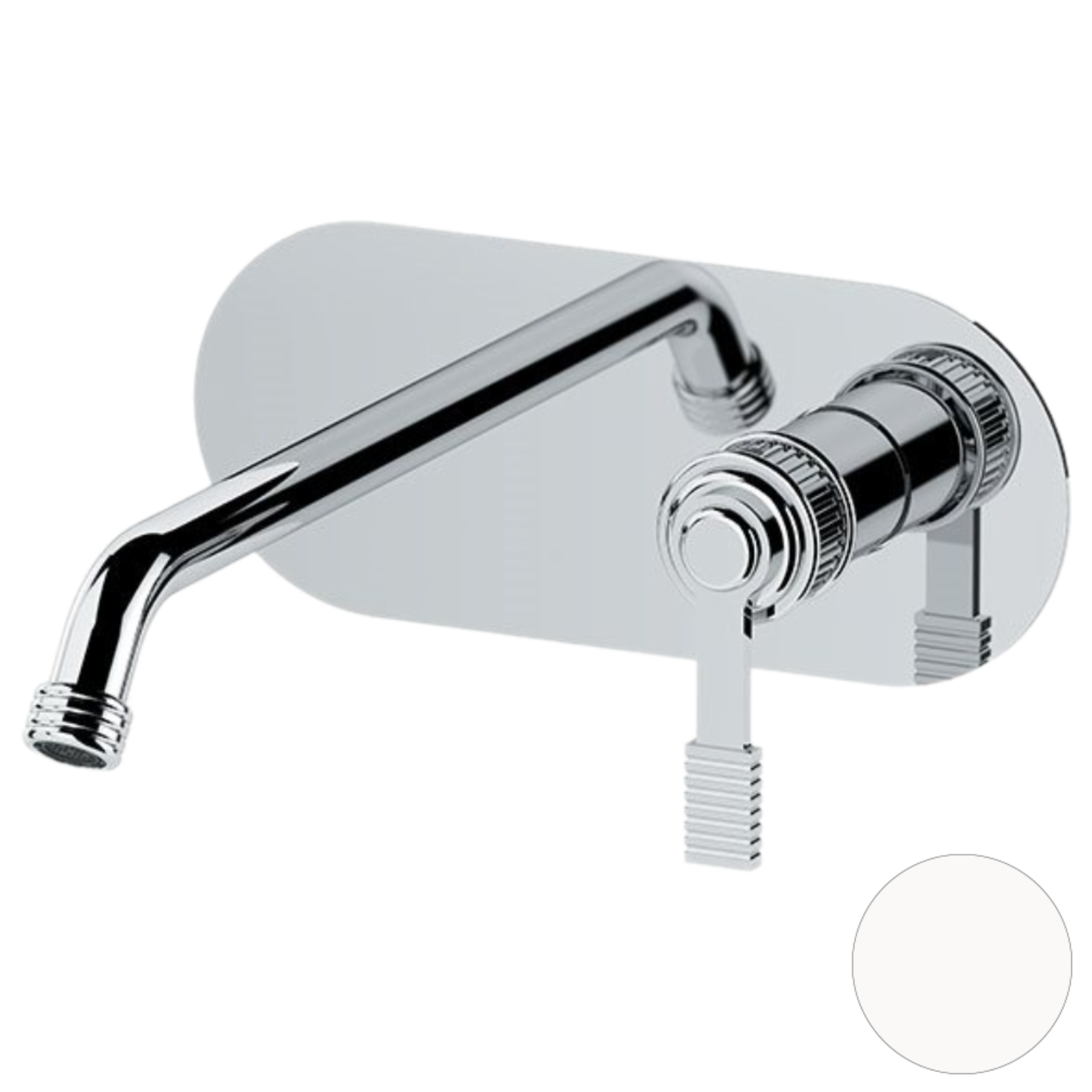 Смеситель для раковины Remer Atelier AL15WBBO, белый матовый