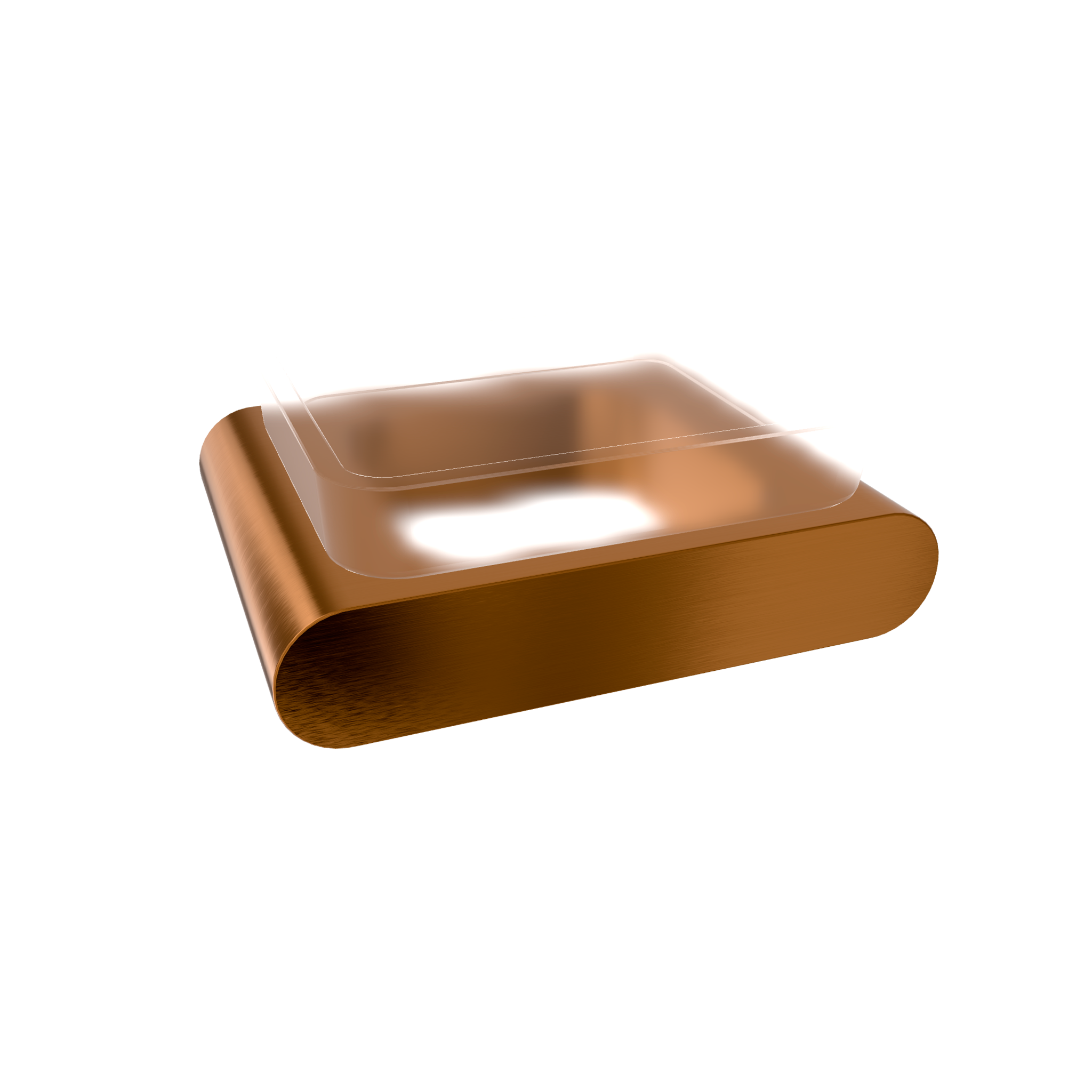 Мыльница Remer Lounge LN10CU, медь брашированная PVD