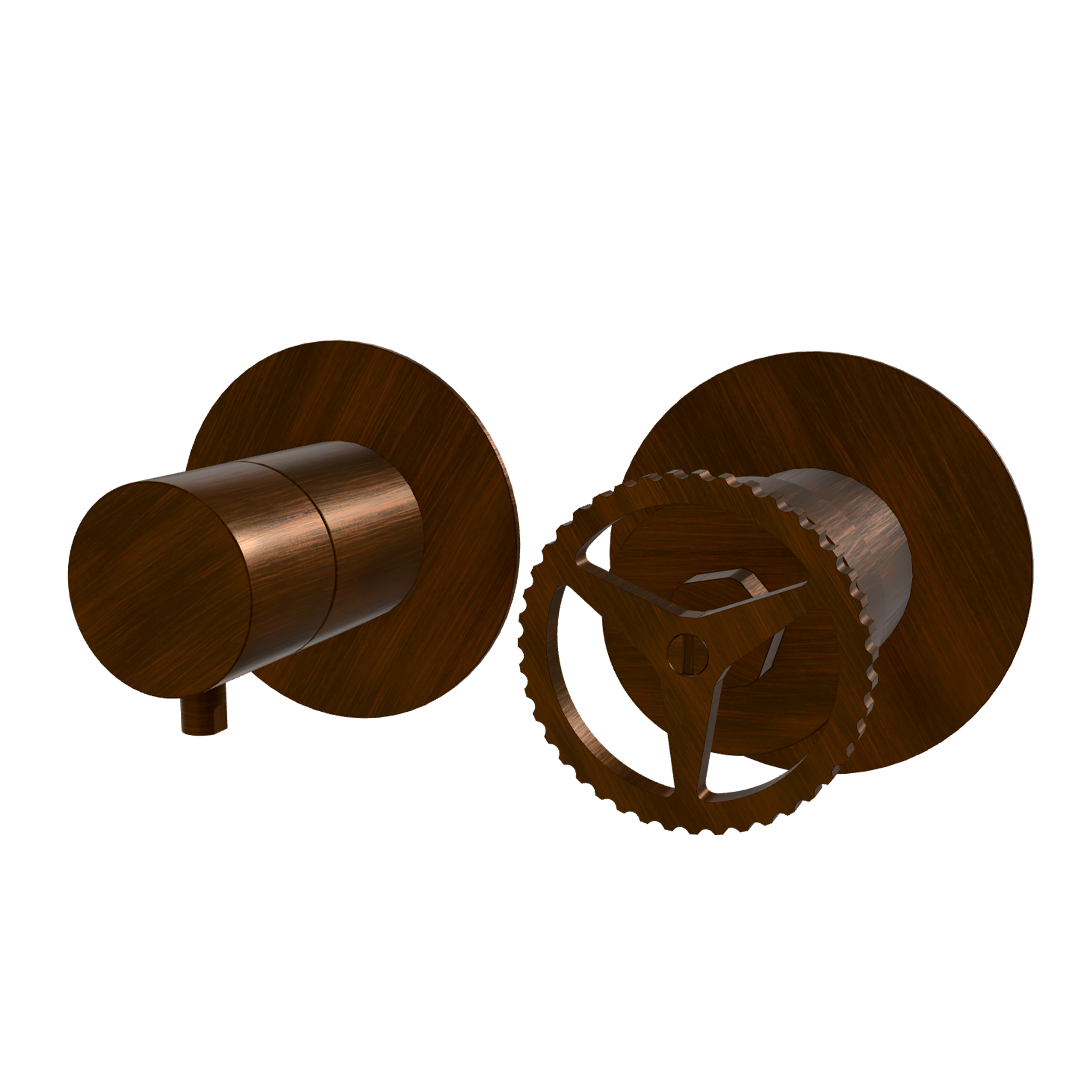 Смеситель для душа Remer Chrono CH93ZPWBBR, бронза масляная