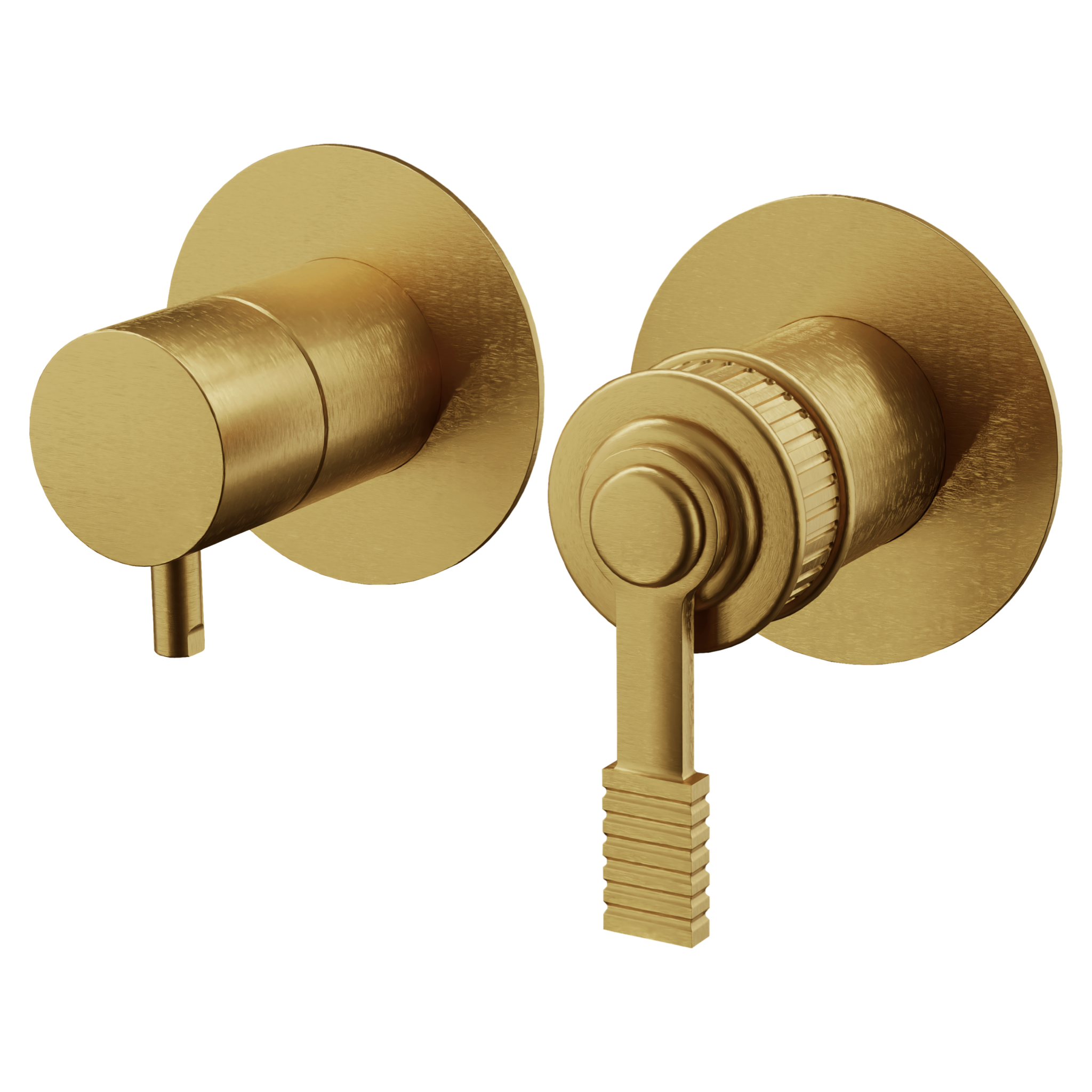 Смеситель для душа Remer Atelier AL92ZPWBBG, золото брашированное