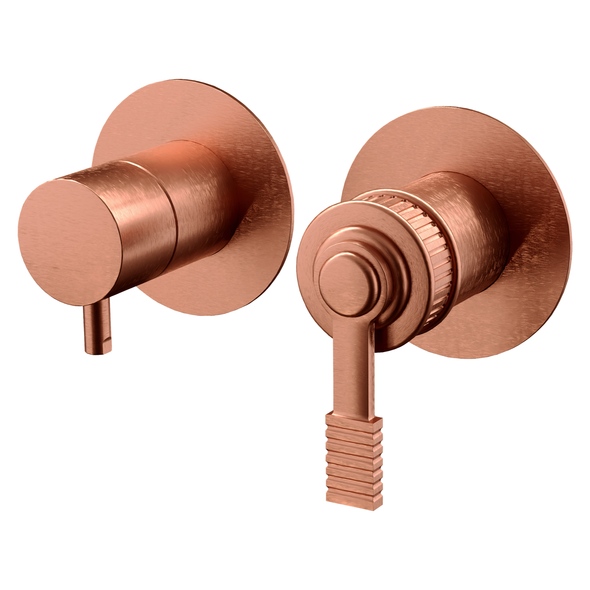 Смеситель для душа Remer Atelier AL93ZPWBRP, медь брашированная