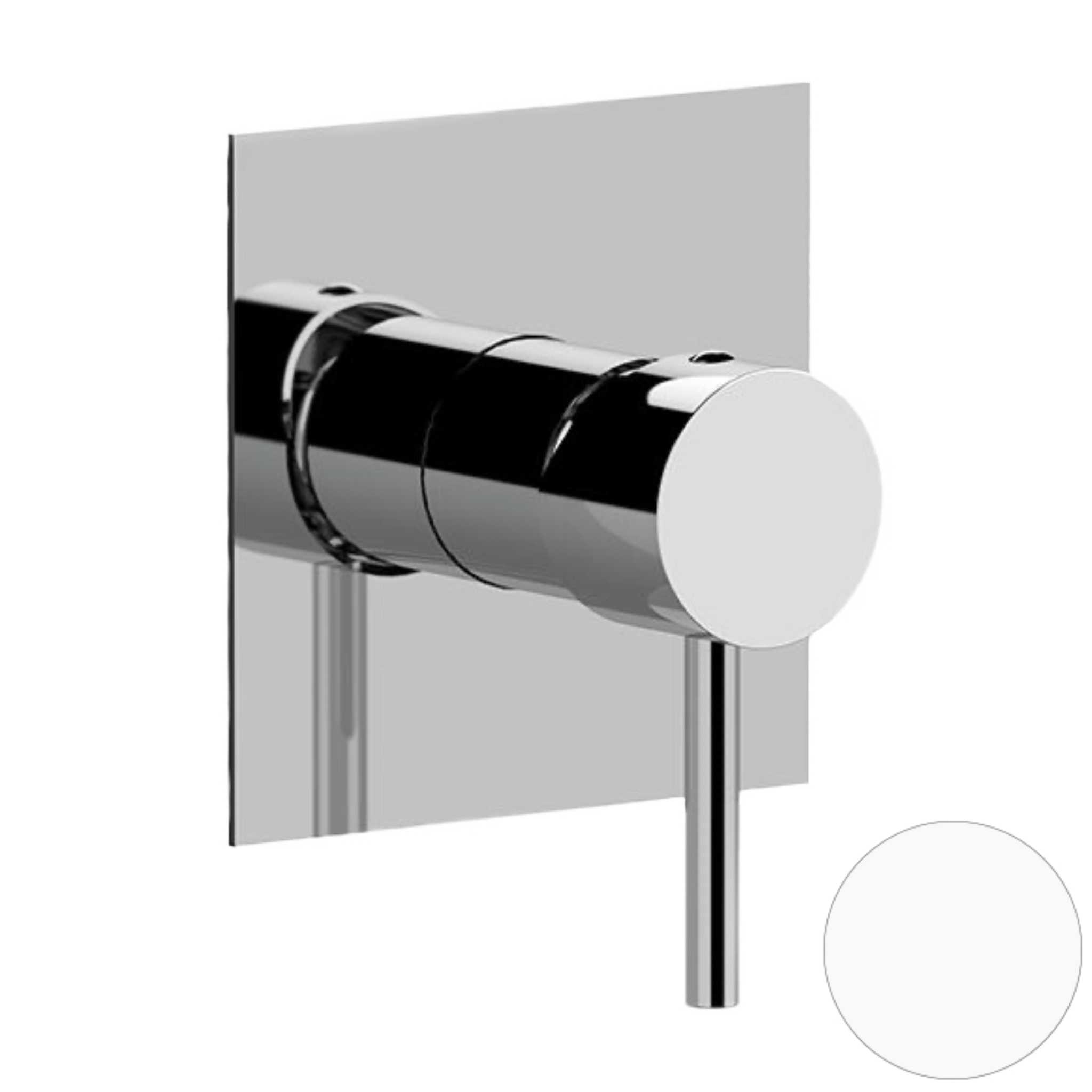 Смеситель для душа Remer X Style X30QBO, белый матовый