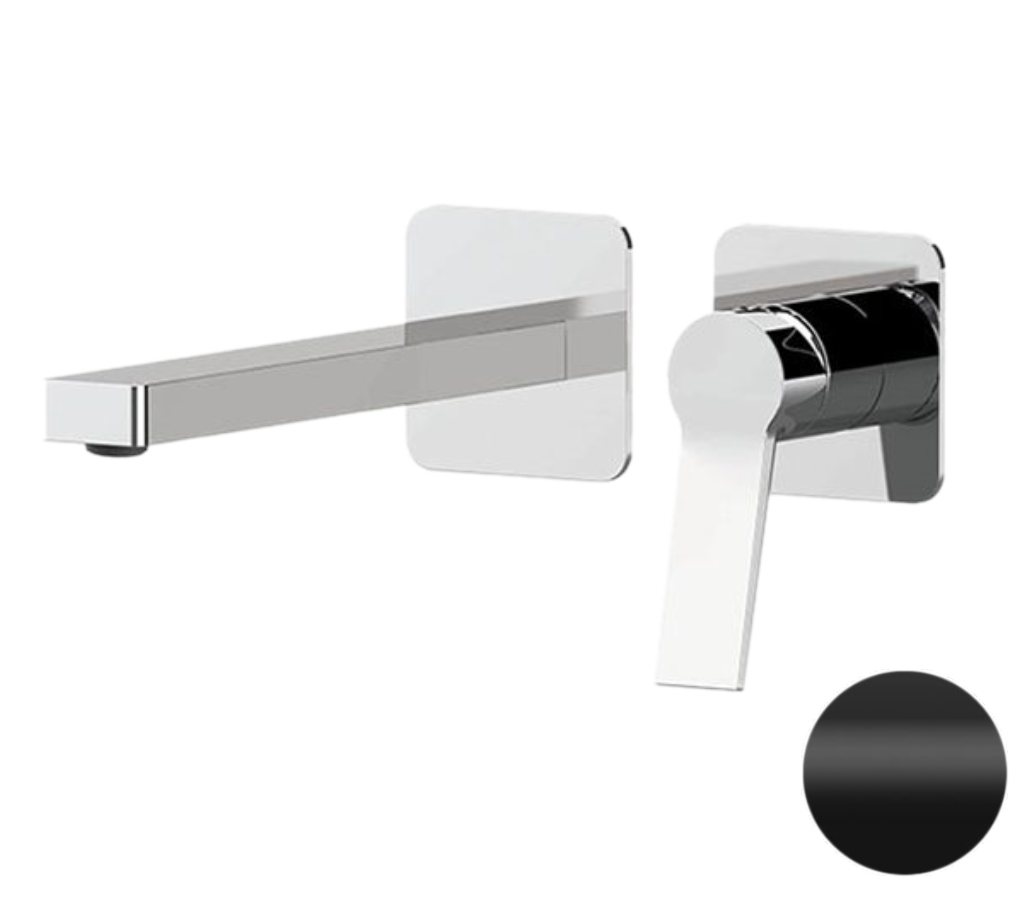 Смеситель для раковины Remer Slash SL15PLNO, черный матовый