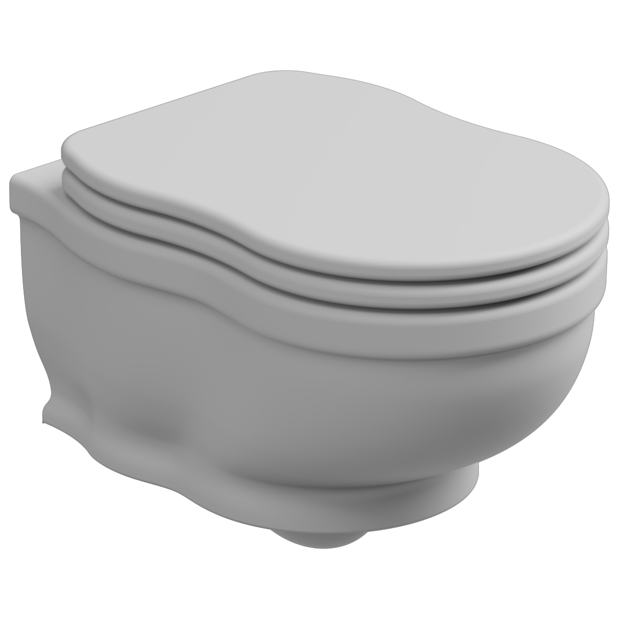 Чаша подвесного унитаза GSG Ceramic Design Time TIWCSO001, белый матовый