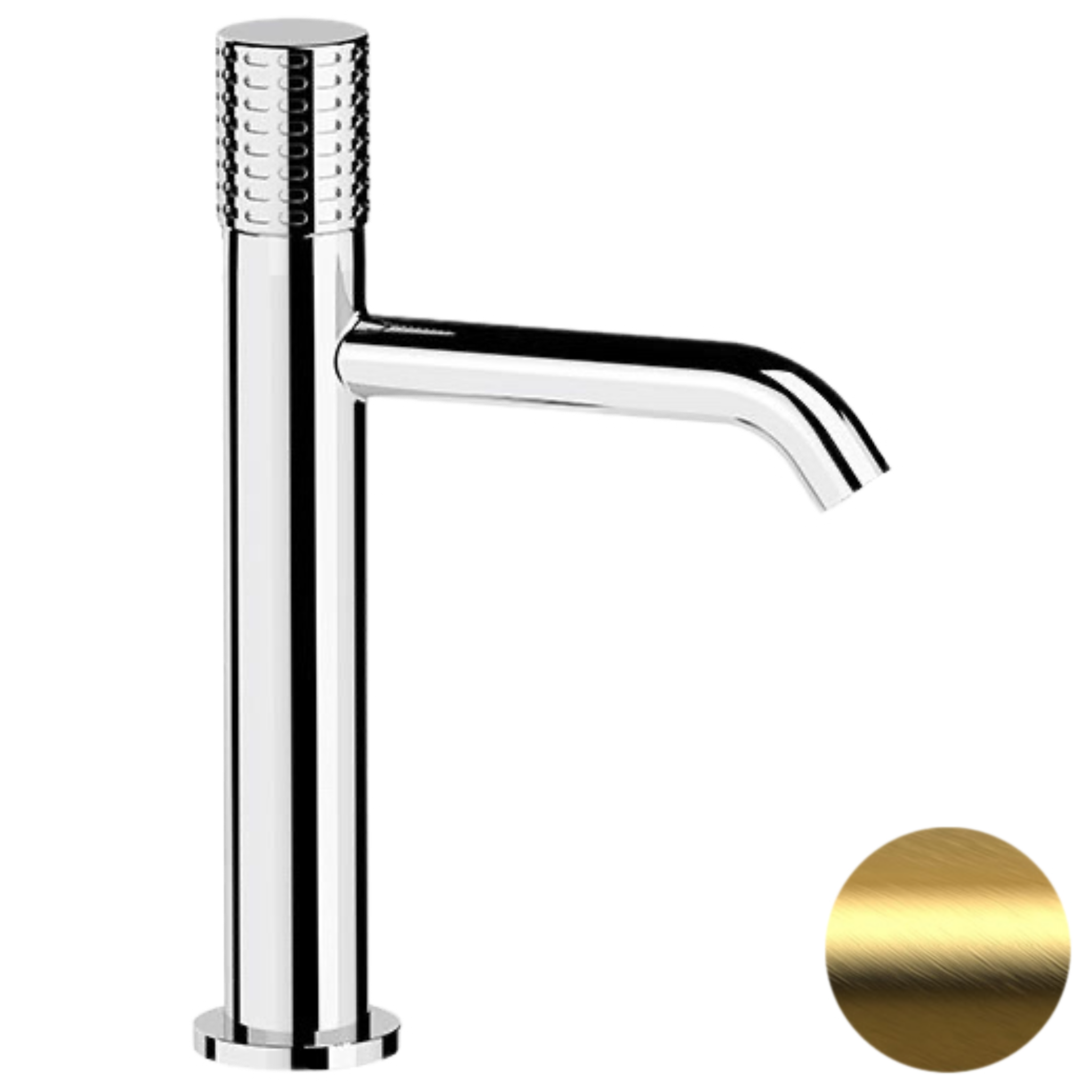 Смеситель для раковины Remer Celebrity CEC12ABG, золото брашированное