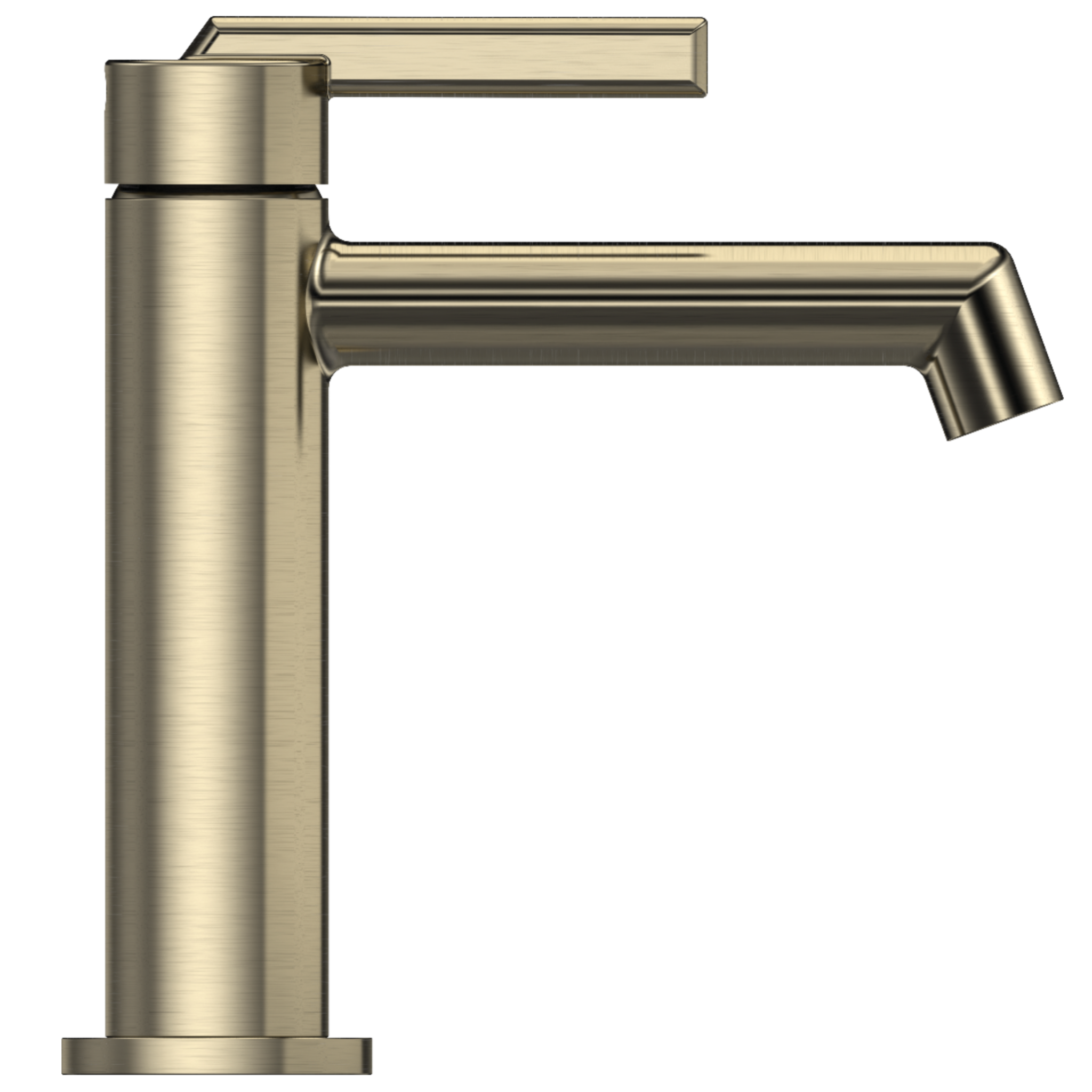 Смеситель для раковины Daniel Reverso RV606NCH, шампань брашированная PVD