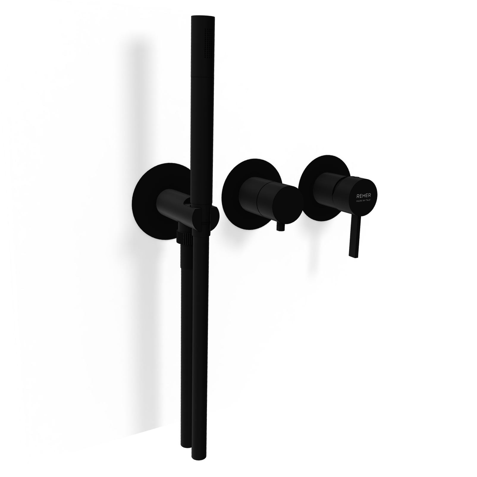 Смеситель для душа Remer Metrica MC97D3PWBNO, черный матовый