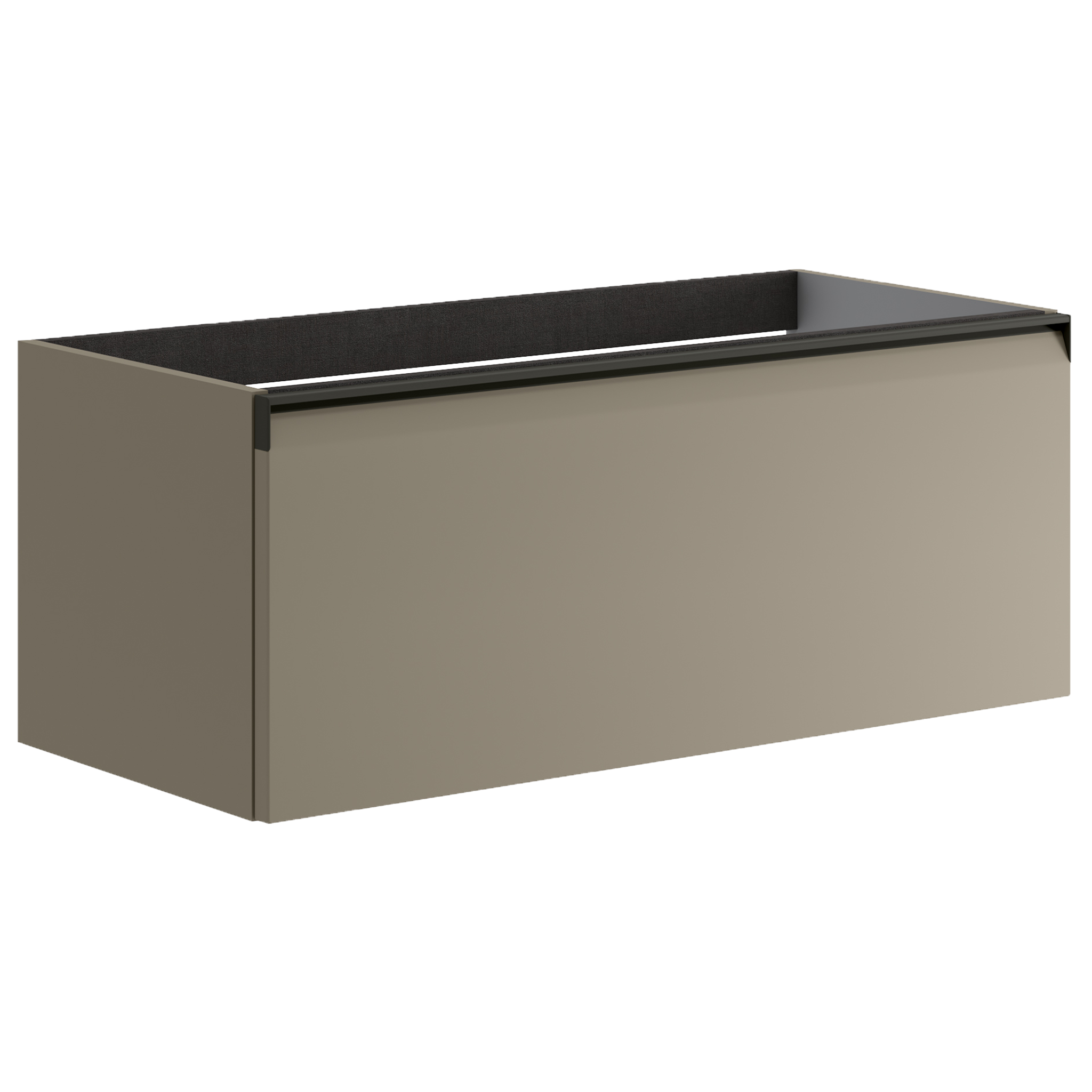 Тумба для раковины с 1 ящиком 100 см Onsen Fusion 78-BP-100-K1-M16, орех