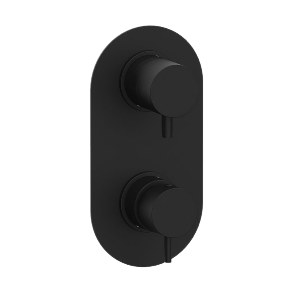 Смеситель для душа Daniel Tokyo TK612D3KB15, чёрный матовый