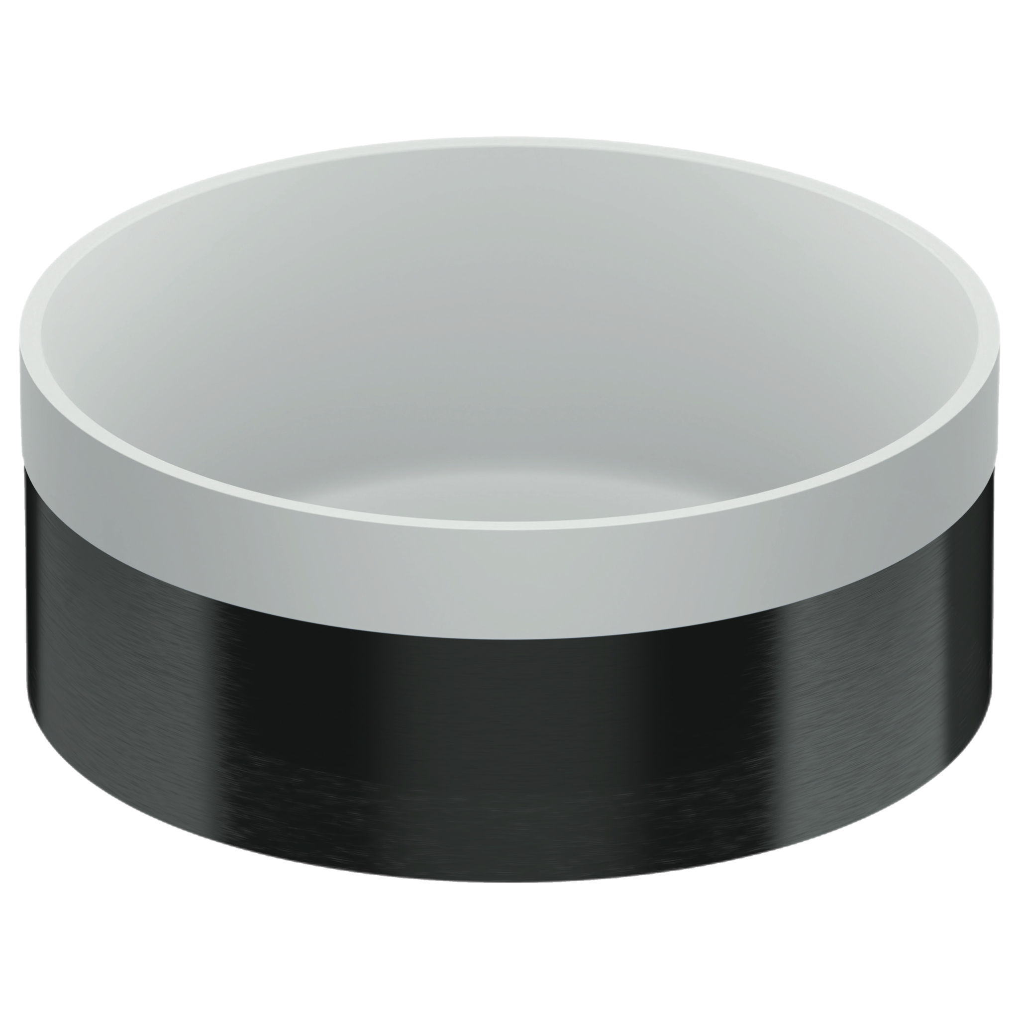 Раковина накладная 37 см Remer RB902CFP, черный брашированный хром