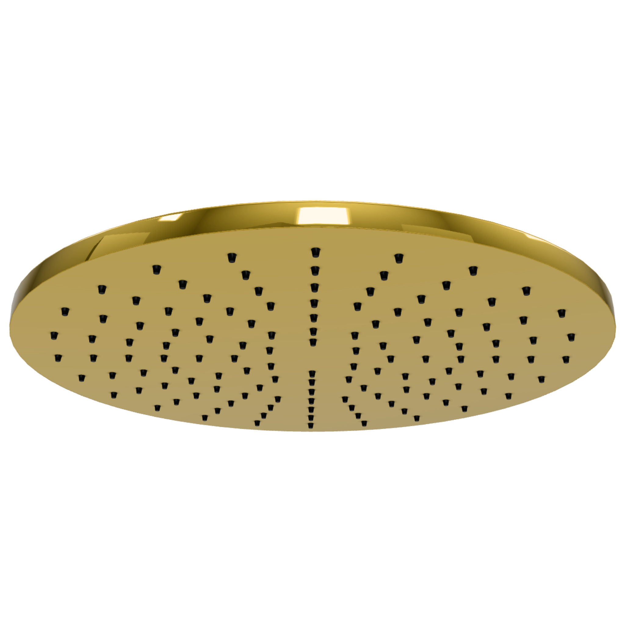 Верхний душ 30 см с шарнирным соединением Remer 359MM30GPX, золото глянцевое PVD