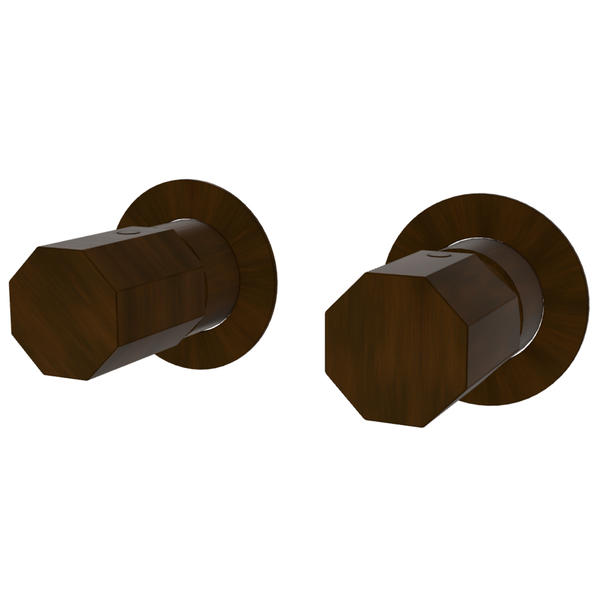 Смеситель для душа Remer Ottagono ON92ZPWBBR, бронза масляная