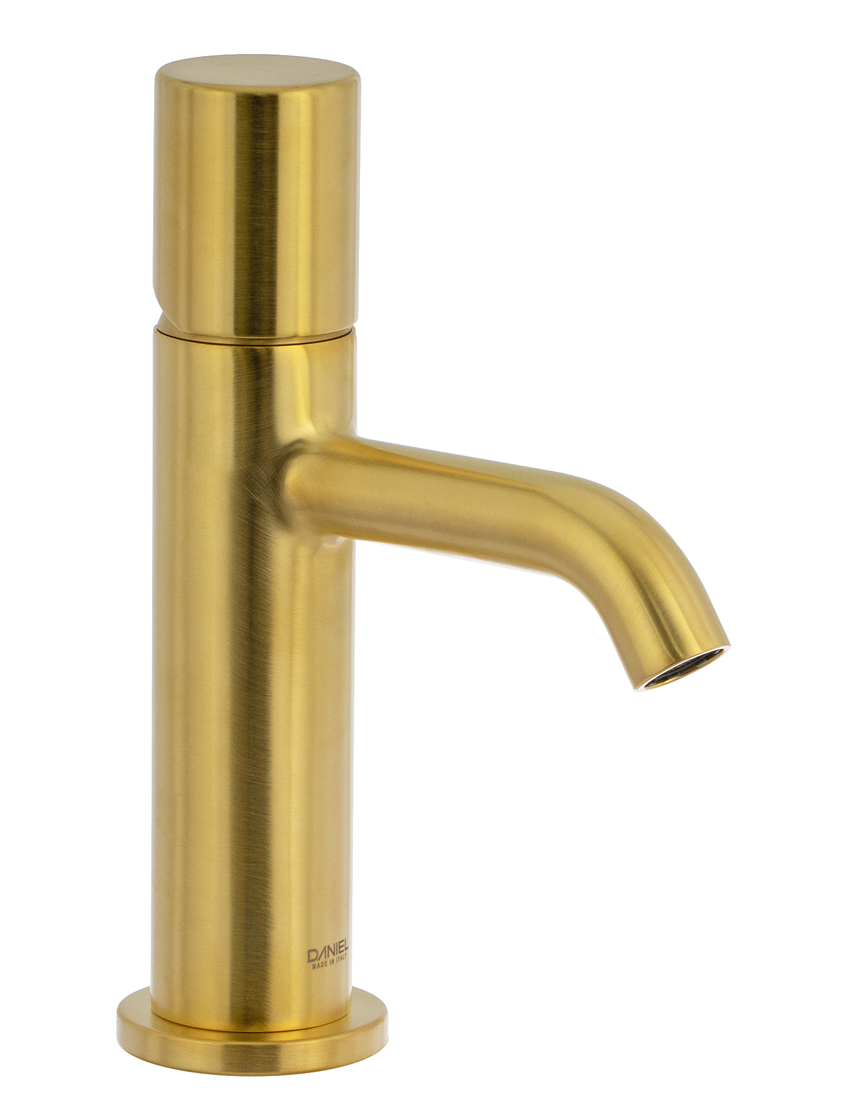 Смеситель для раковины Daniel Trilogy TG606NDP, золото брашированное