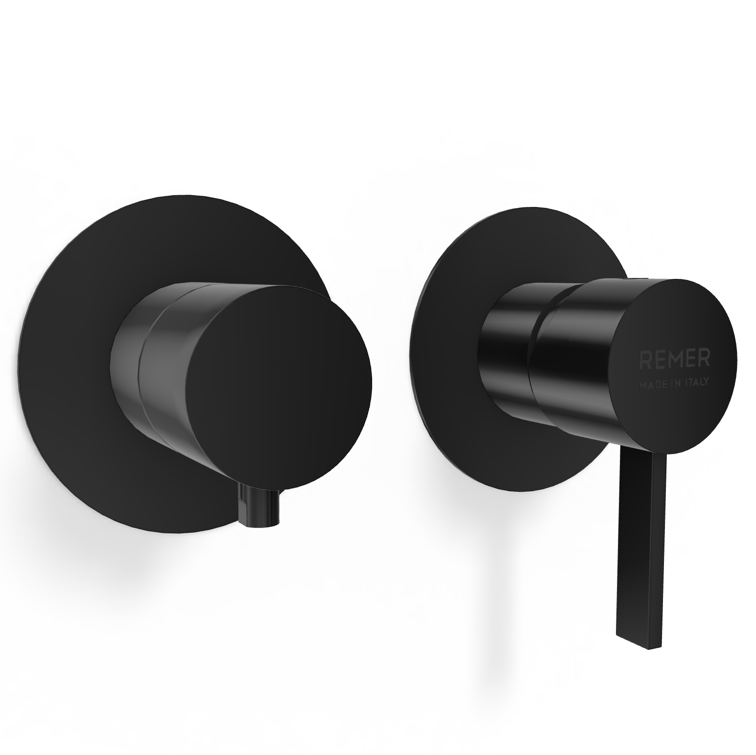 Смеситель для душа Remer Metrica MC92ZPWBCFP, черный брашированный хром