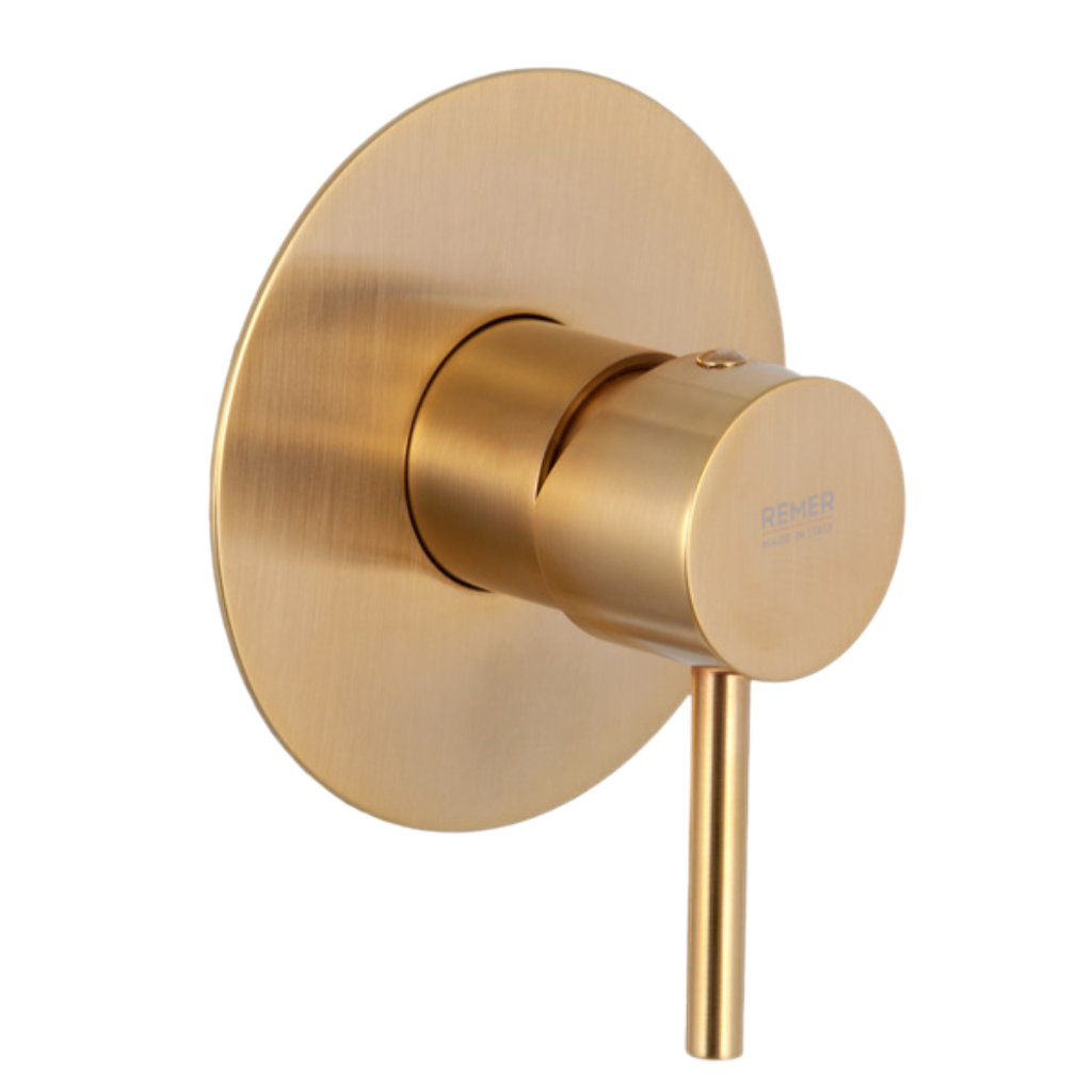 Смеситель для душа Remer X Style X30LBG, золото брашированное