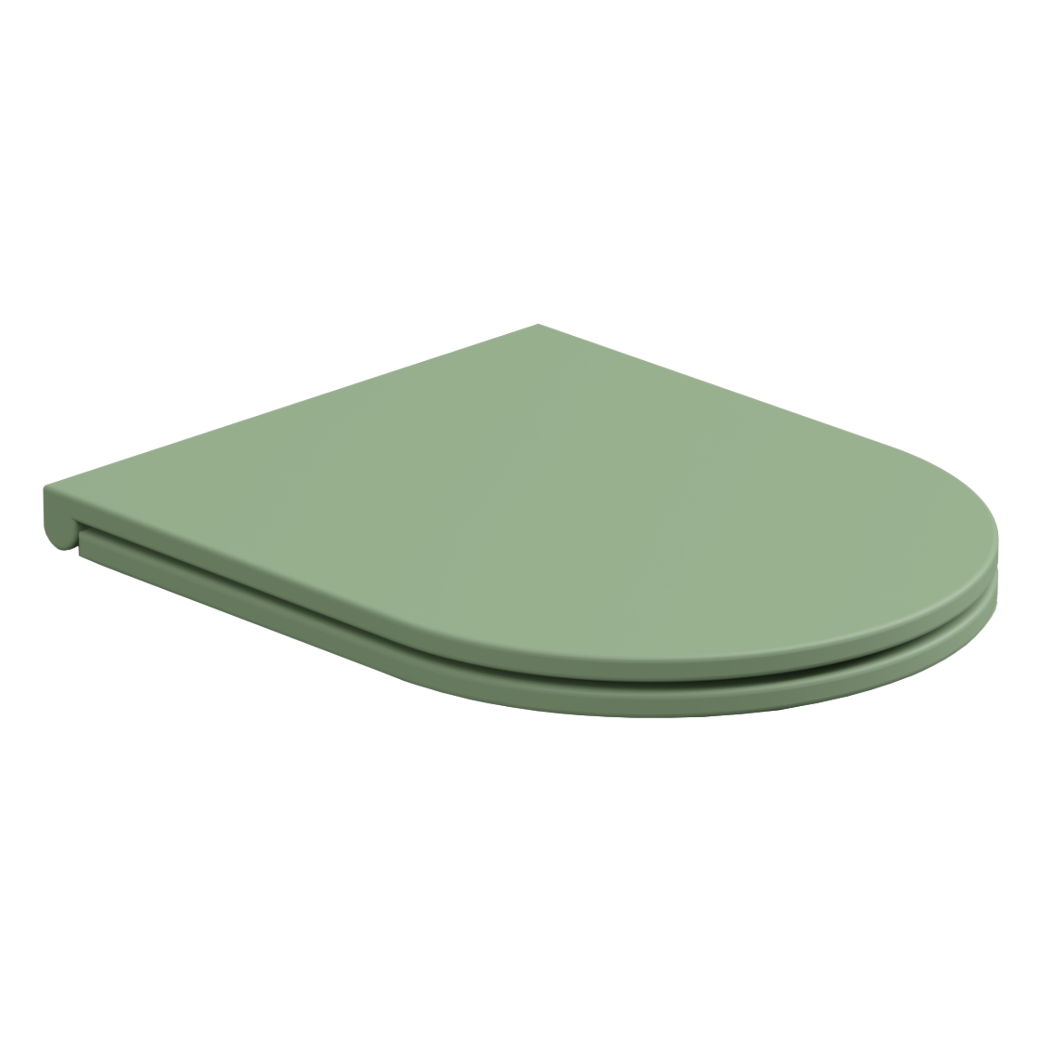 Крышка с сиденьем для подвесного унитаза с микролифтом GSG Ceramic Design Like LKCOPRSLTICR031, Salvia Matt