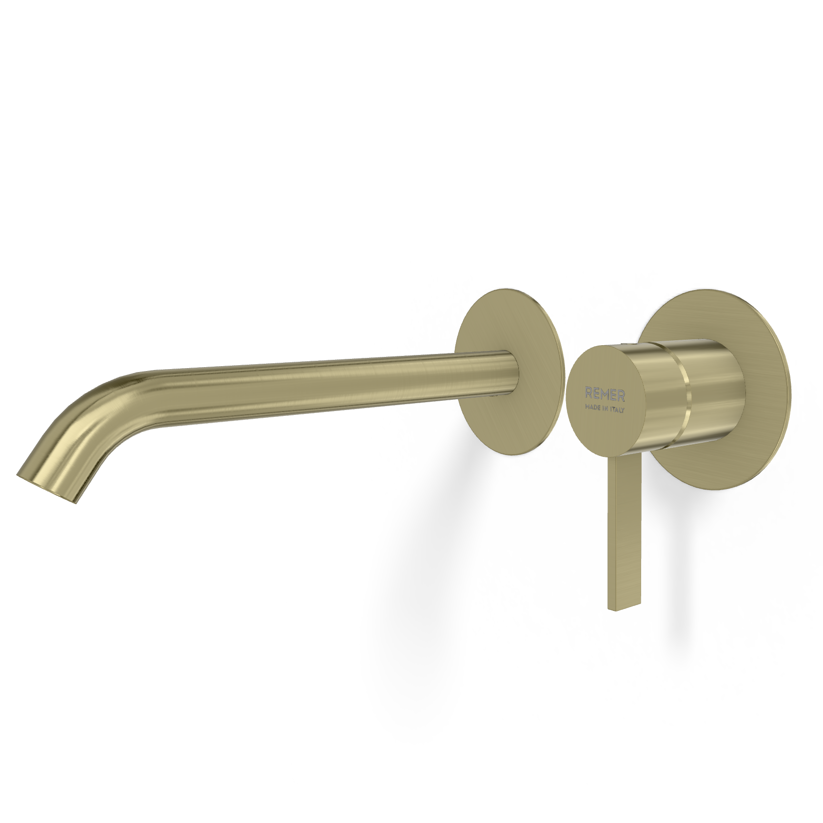 Смеситель для раковины Remer Metrica MC15PWBCH, шампань брашированная PVD