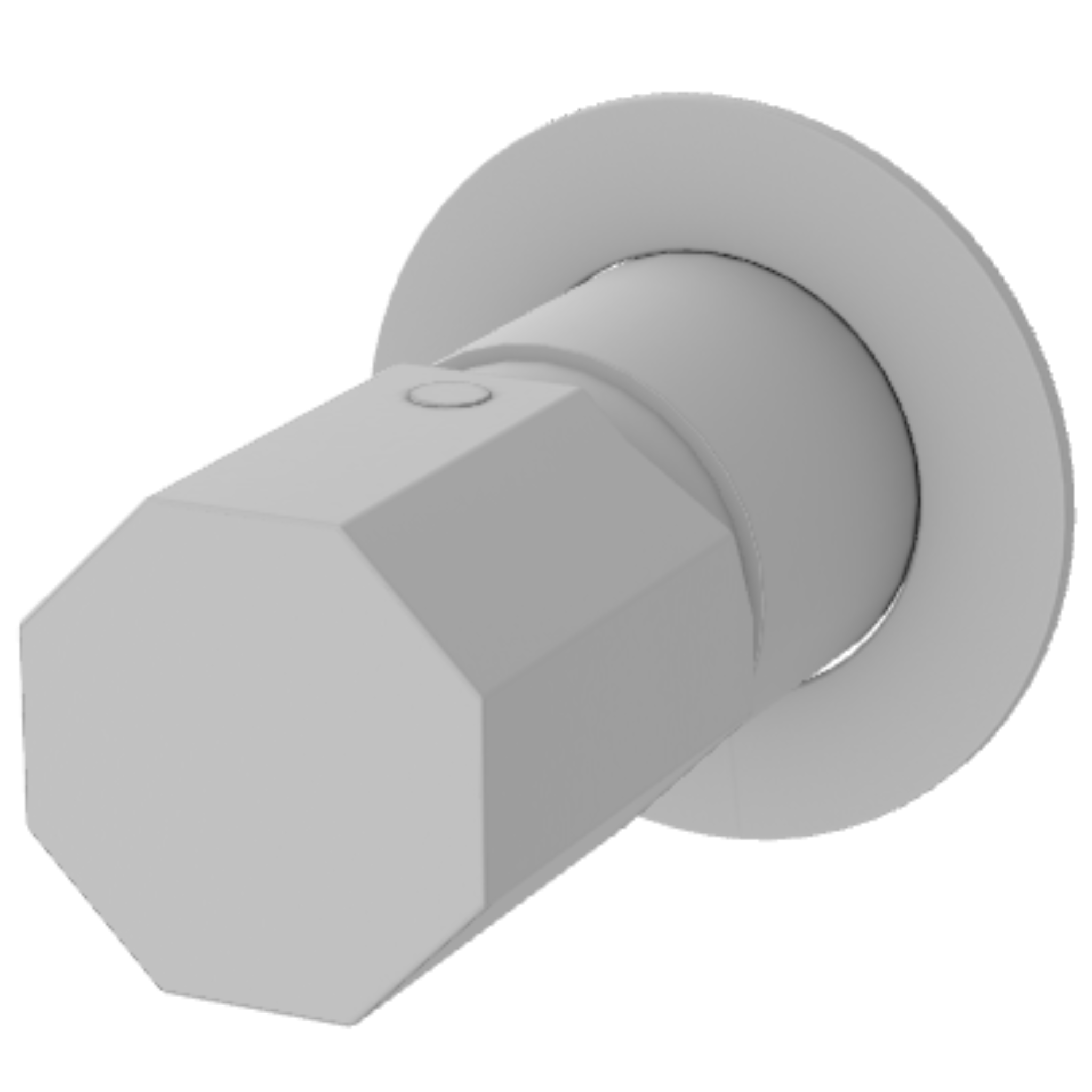 Смеситель для душа Remer Ottagono ON30LBO, белый матовый