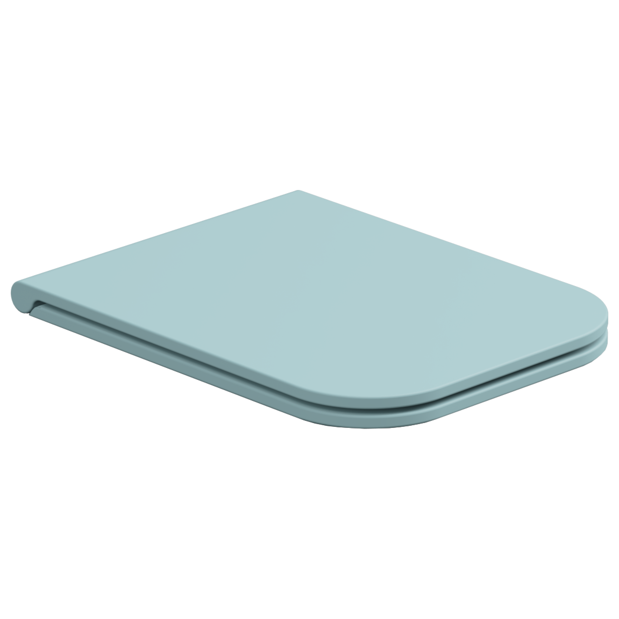 Крышка с сиденьем для подвесного унитаза с микролифтом GSG Ceramic Design Brio BRCOPRSLTICR037, Ice Matt