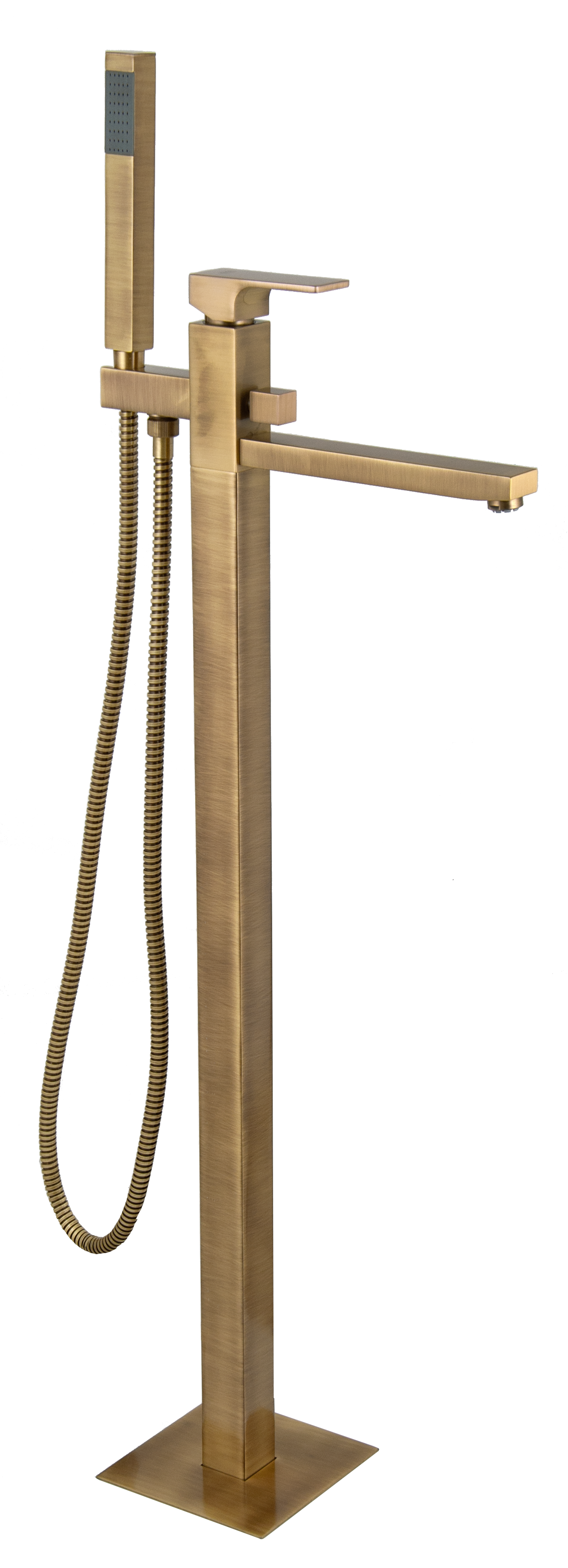 Смеситель для ванны Remer Absolute AU08VO, состаренная латунь