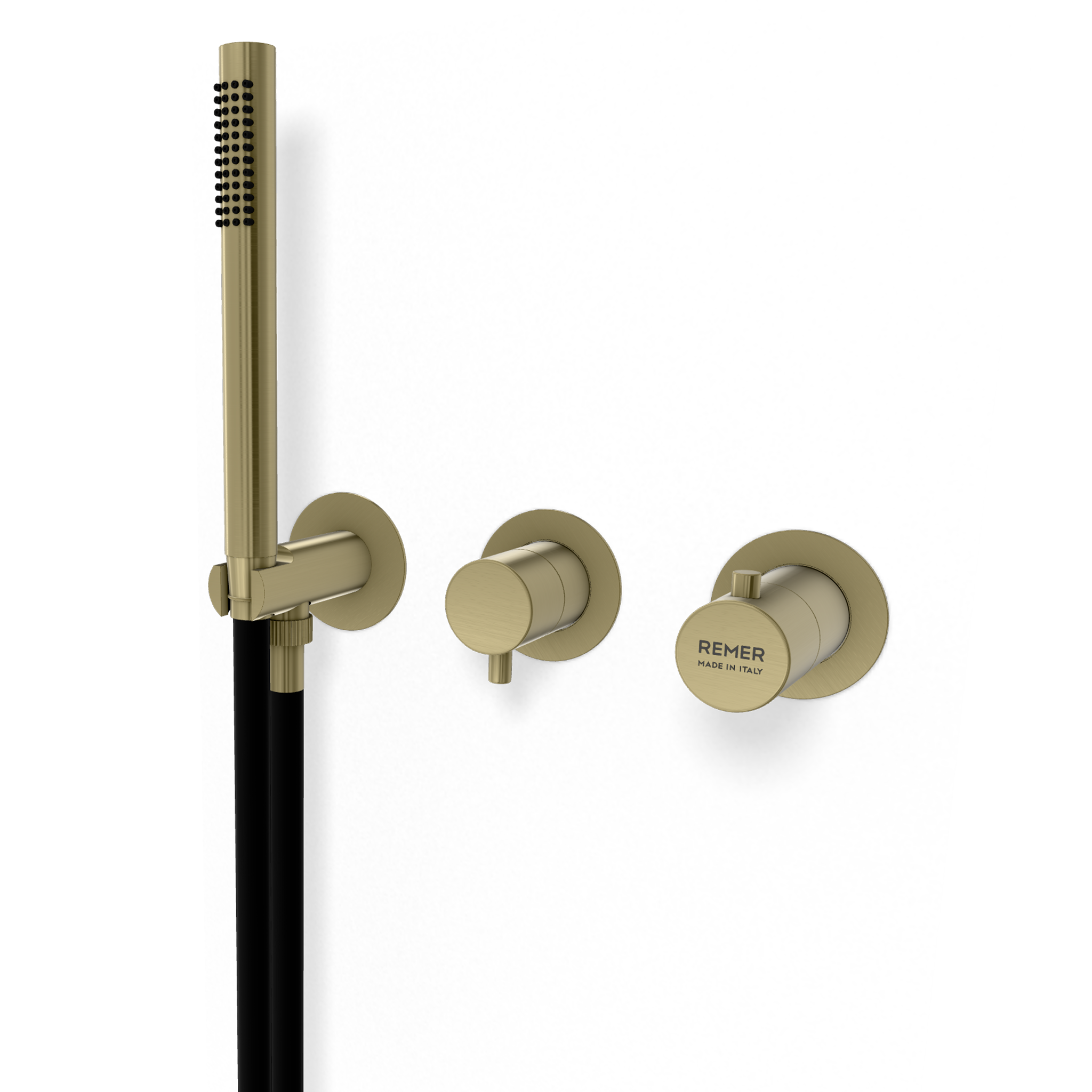 Смеситель для душа Remer X Style XT97D3PWBCH, шампань брашированная PVD