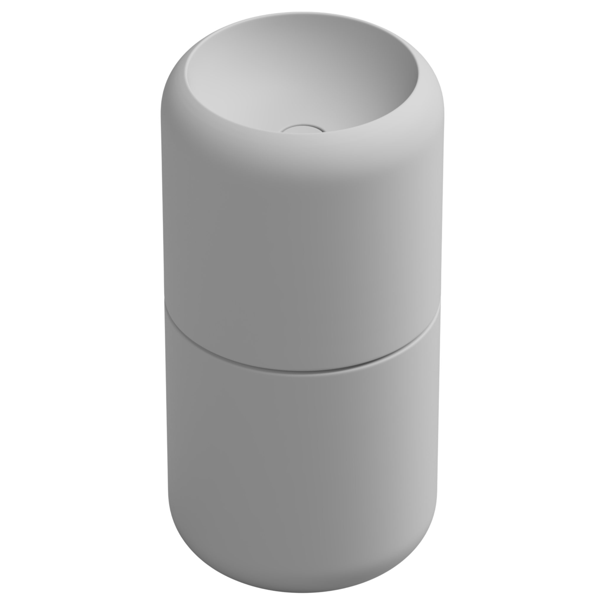 Раковина напольная 42 см GSG Ceramic Design Petra PELAVCOLFS001, белый матовый