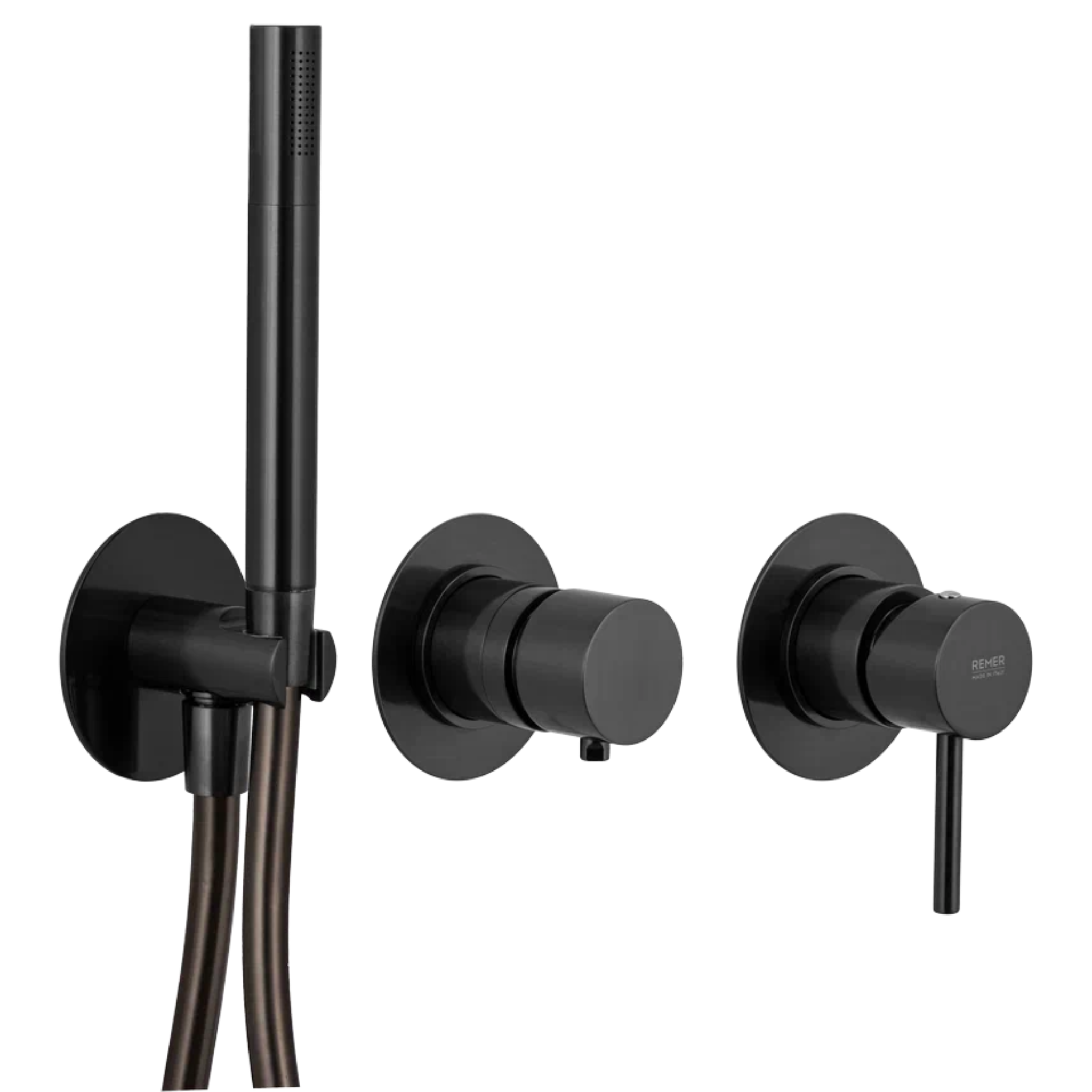 Смеситель для душа Remer X Style X97D3PWBCFP, черный брашированный хром