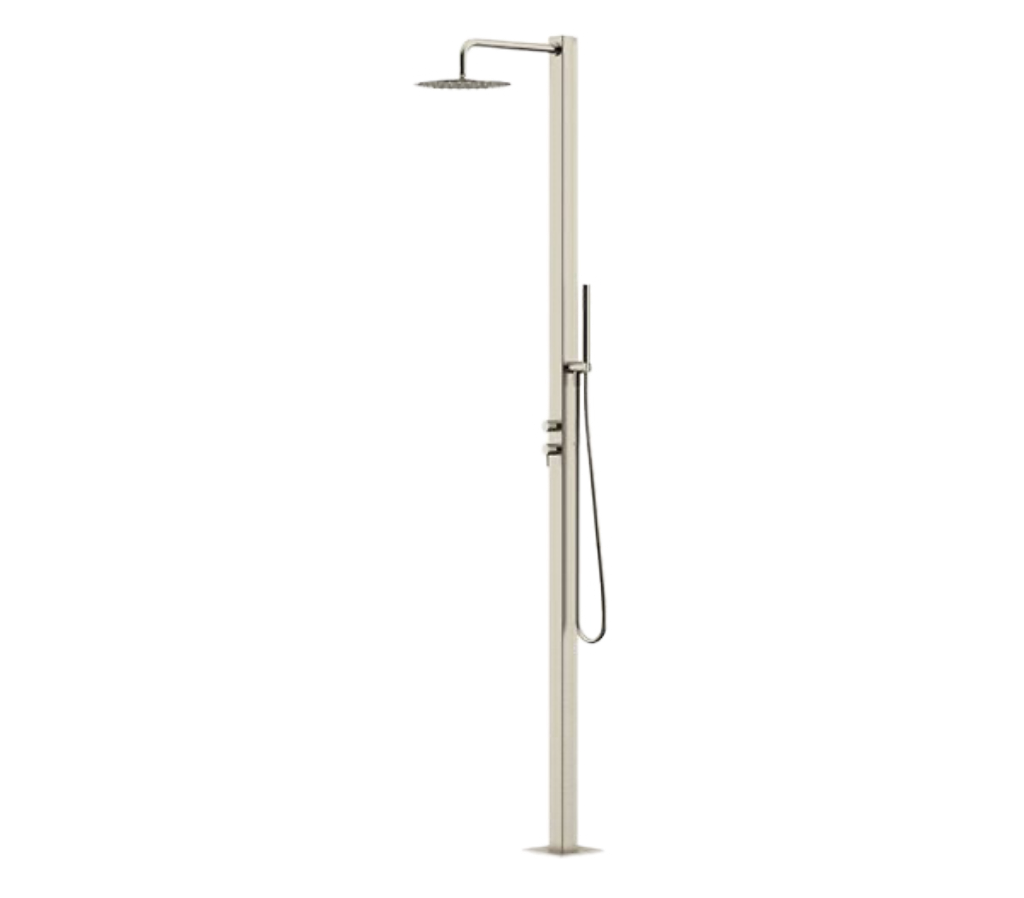 Душевая система напольная Remer SS331Q2L7MMUFM20, нержавеющая сталь