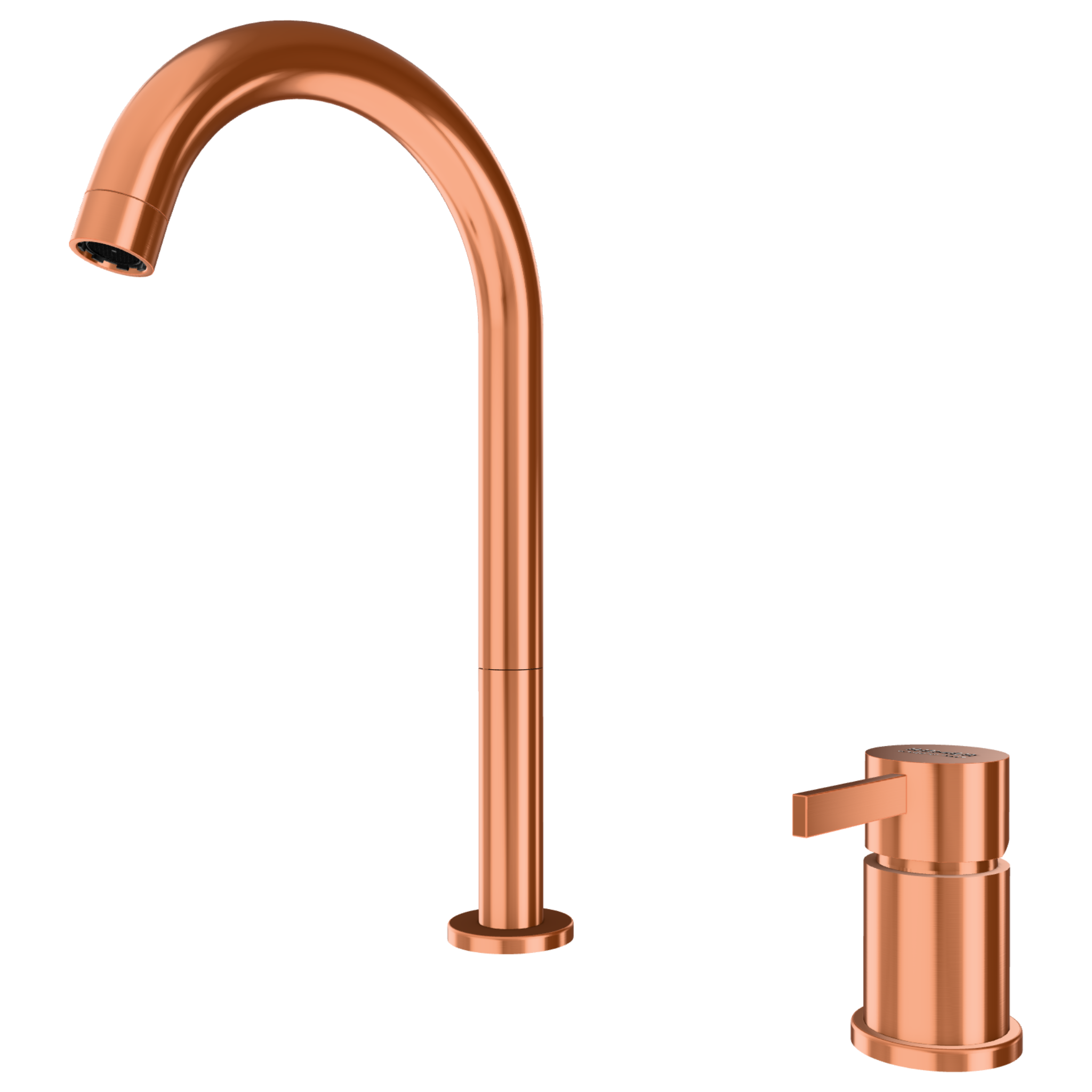 Смеситель для раковины Remer Metrica MC57LRP, медь брашированная