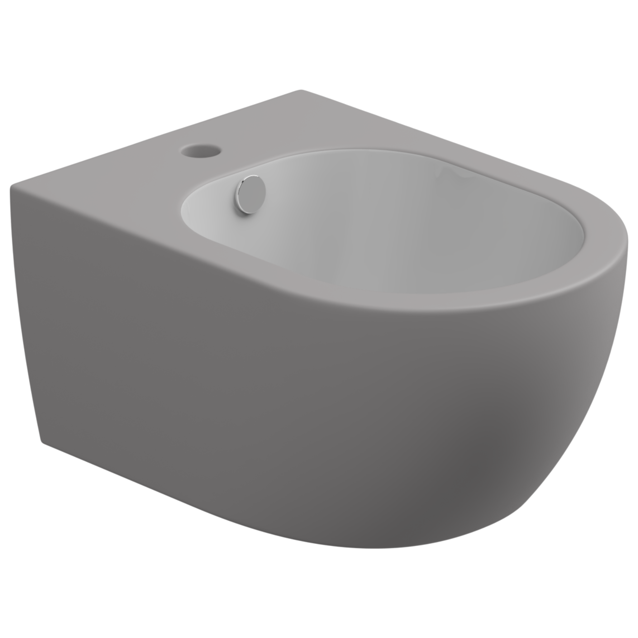 Биде подвесное биколор GSG Ceramic Design Like LKBISOBI000/038, White/Fumo Matt