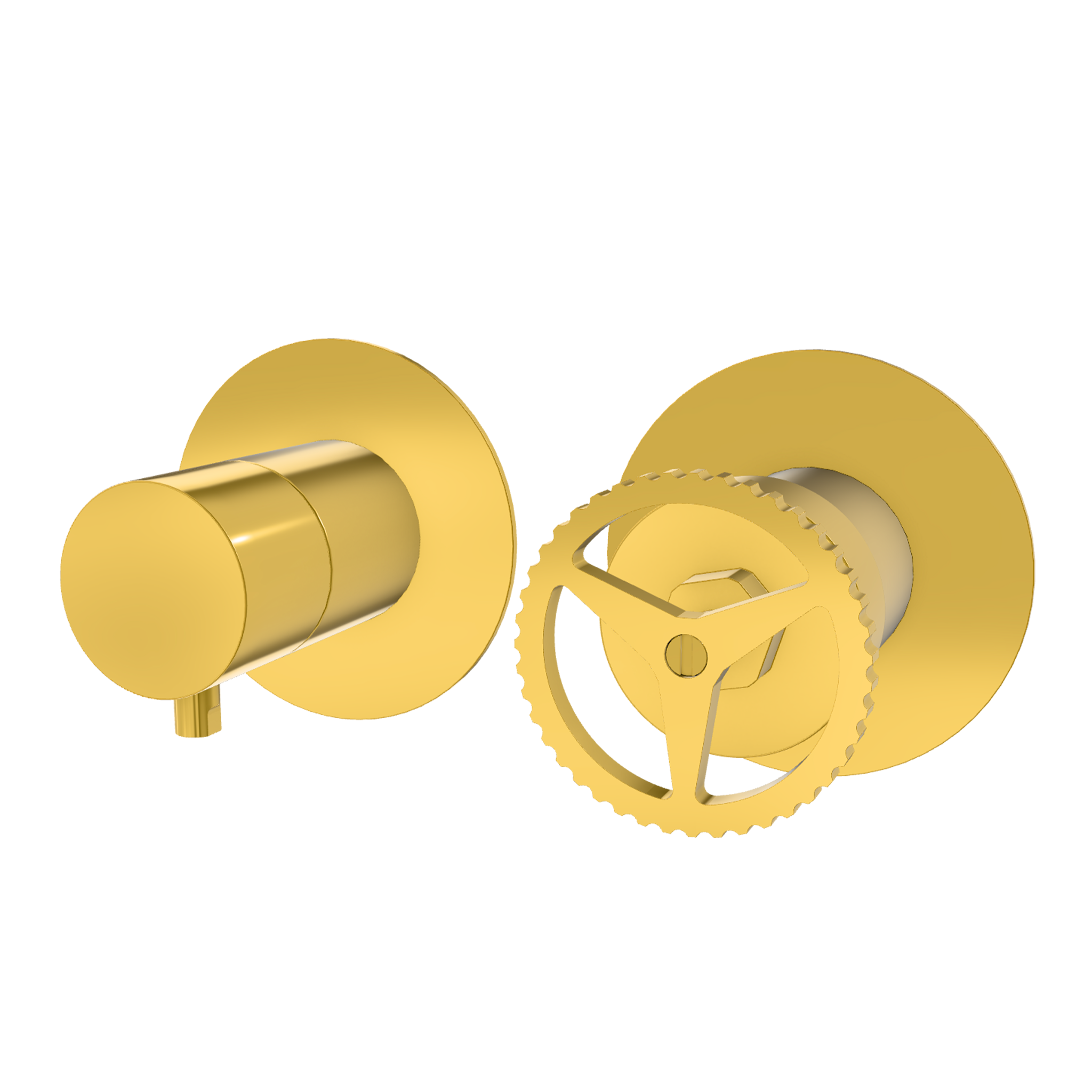 Смеситель для душа Remer Chrono CH92ZPWBDO, золото глянцевое