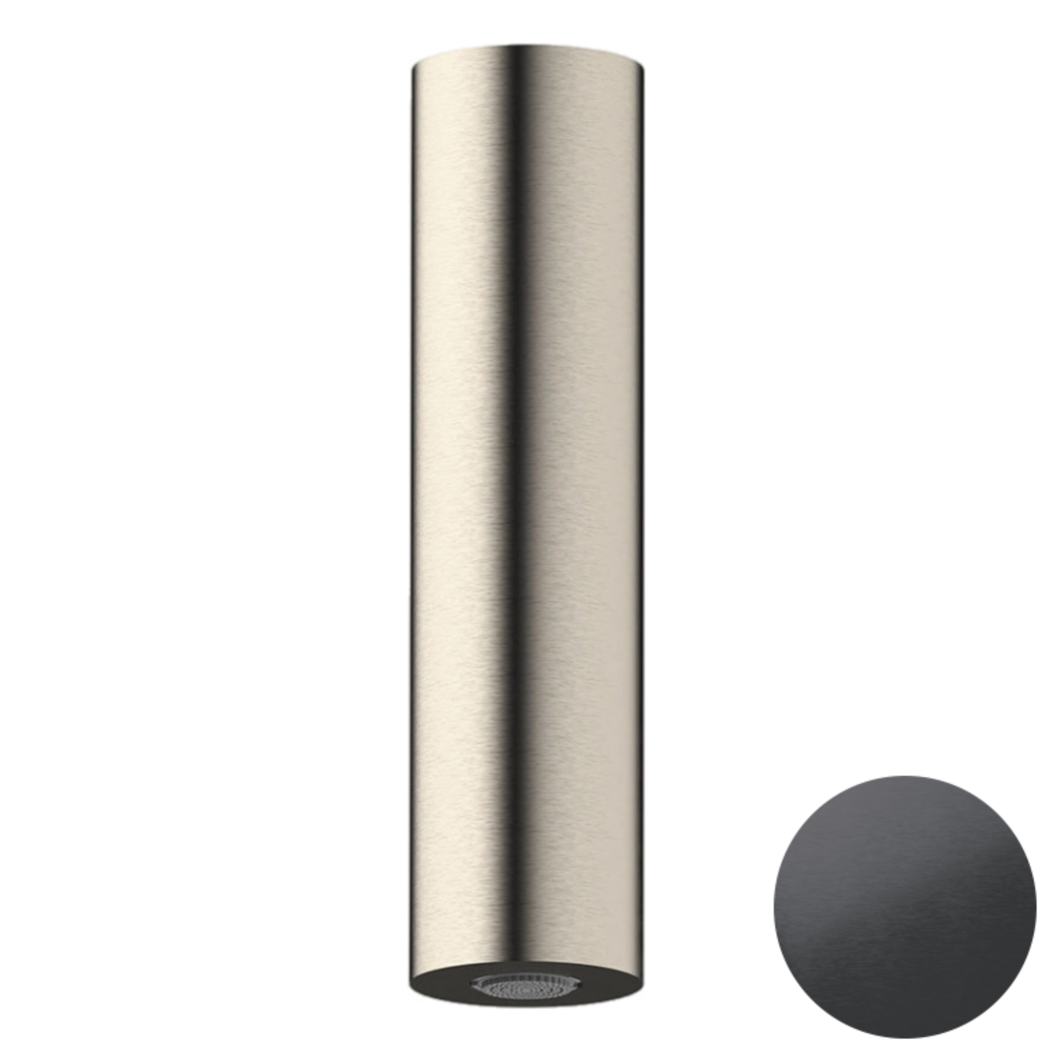 Верхний душ потолочный Daniel Steel SS1A578PECM20, черный брашированный PVD