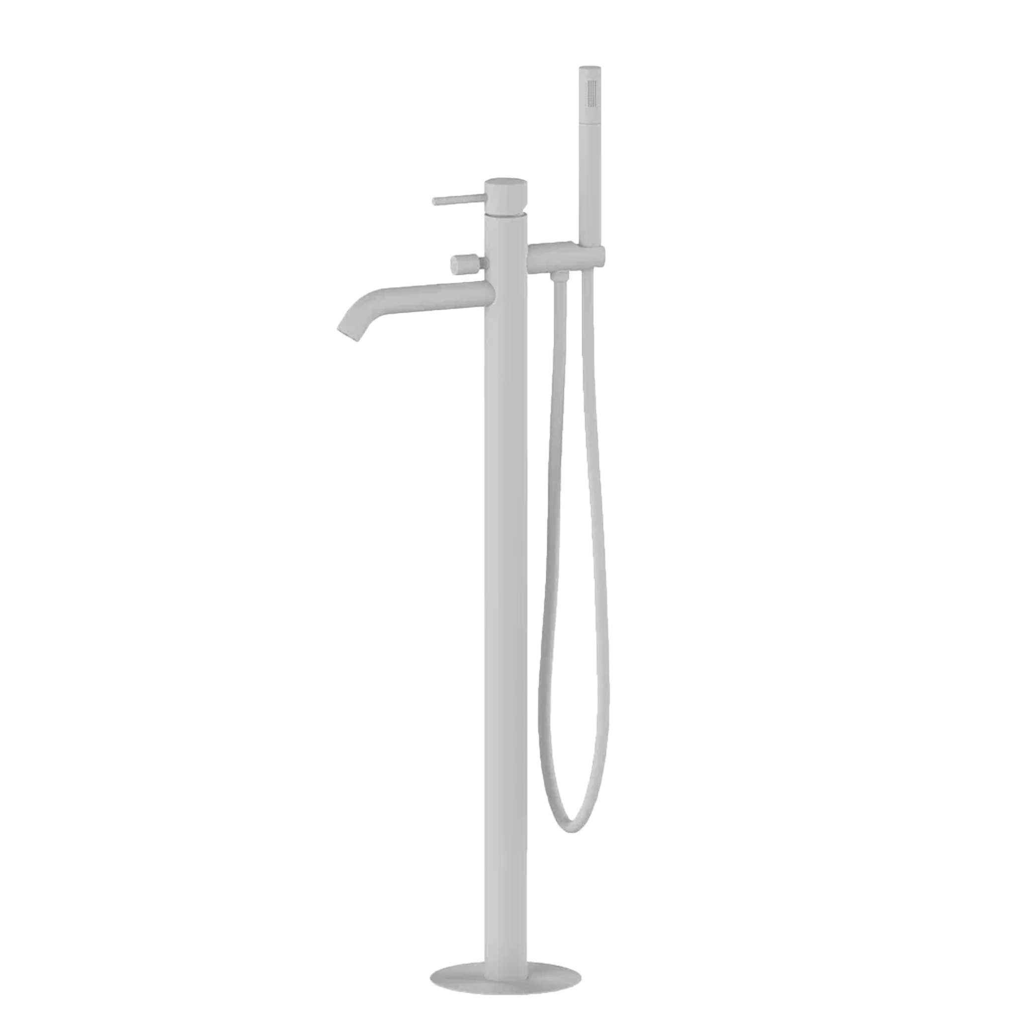 Смеситель для ванны Mariani Next A3721ANX, белый матовый