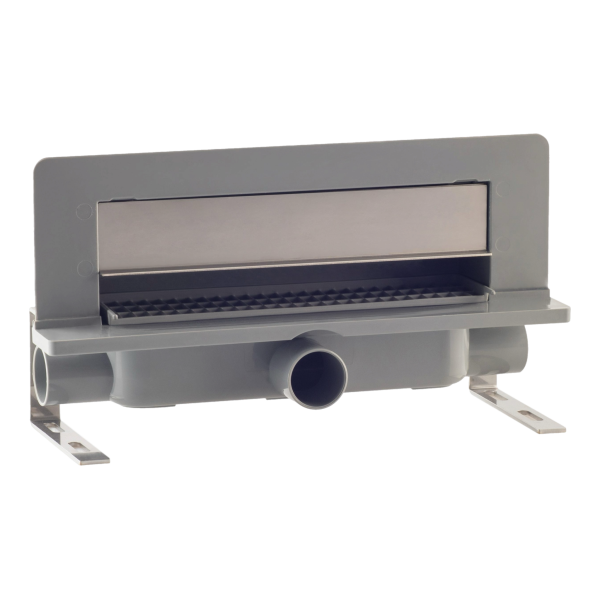 Трап 35 см, пристенный, решетка под плитку, гидрозатвор, ABS, горизонтальный выход OMP Tea Intramura 975.102.8 