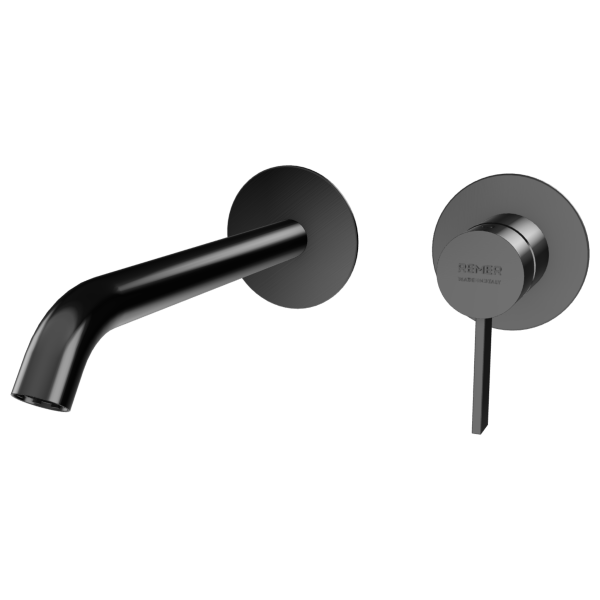 Смеситель для раковины Remer Metrica MC15PWBCFP, черный брашированный хром