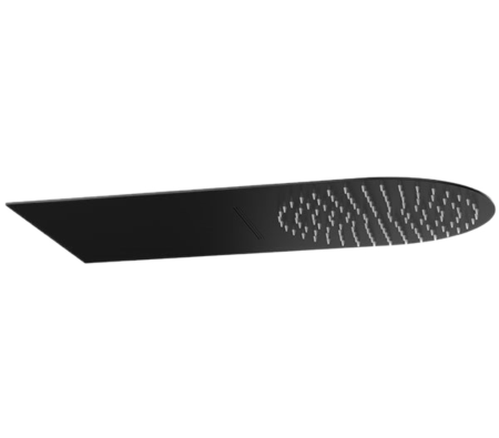 Верхний душ настенный 50x20 см Remer 350UFMCANOX, черный матовый