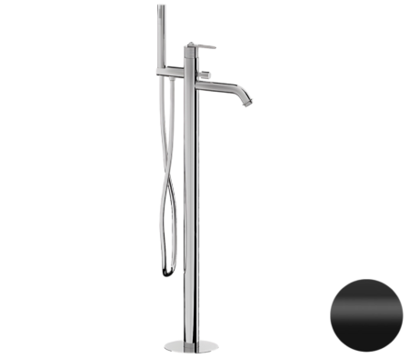 Смеситель для ванны Daniel Brooklyn BY67815, чёрный матовый