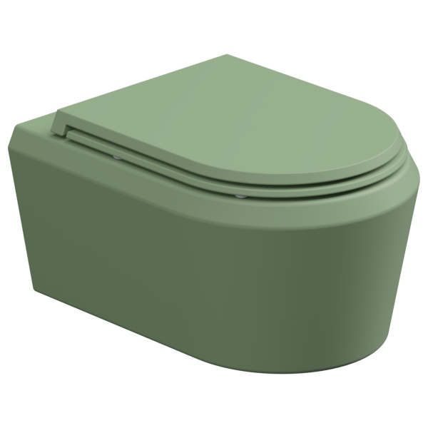 Чаша подвесного унитаза GSG Ceramic Design Cruise CRWCSO031, Salvia Matt