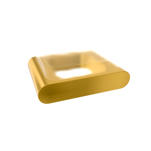 Мыльница Remer Lounge LN10BG, золото брашированное