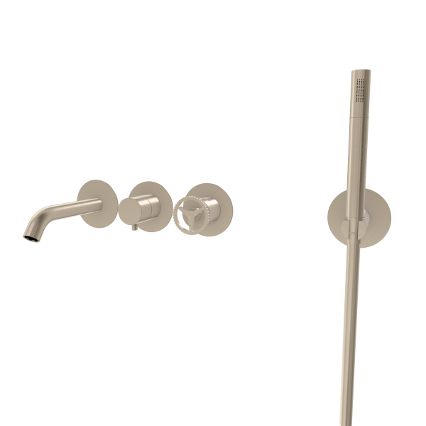 Смеситель для ванны Remer Chrono CH53D2PWBXV, сталь